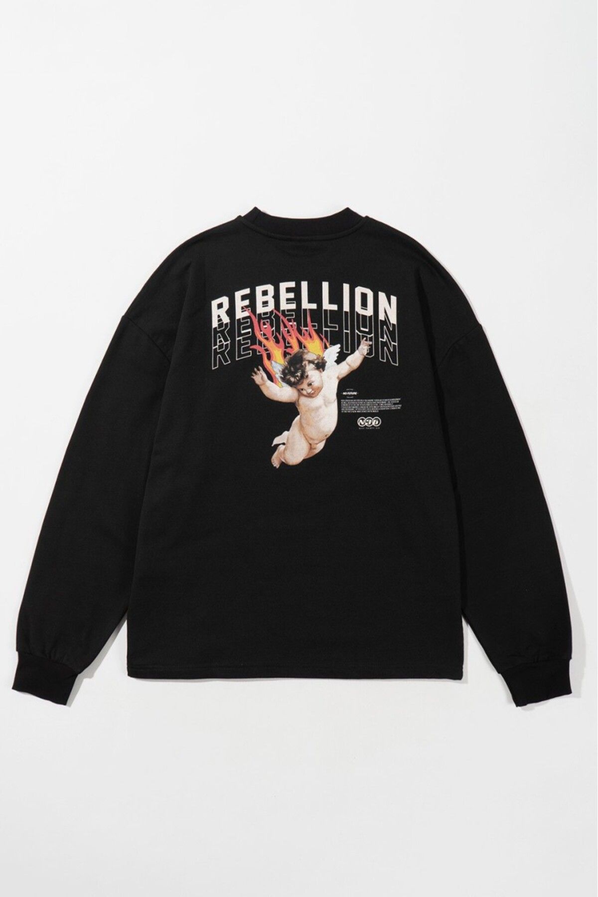 No Future Nice36 Rebellion Oversize Sweatshirt Nf0552sy