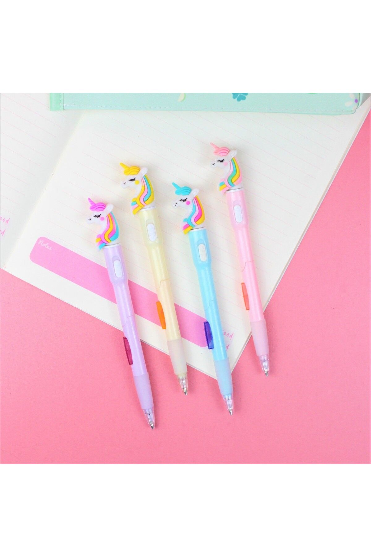 Şeker Ofisi Işıklı Unicorn Uçlu Kalem