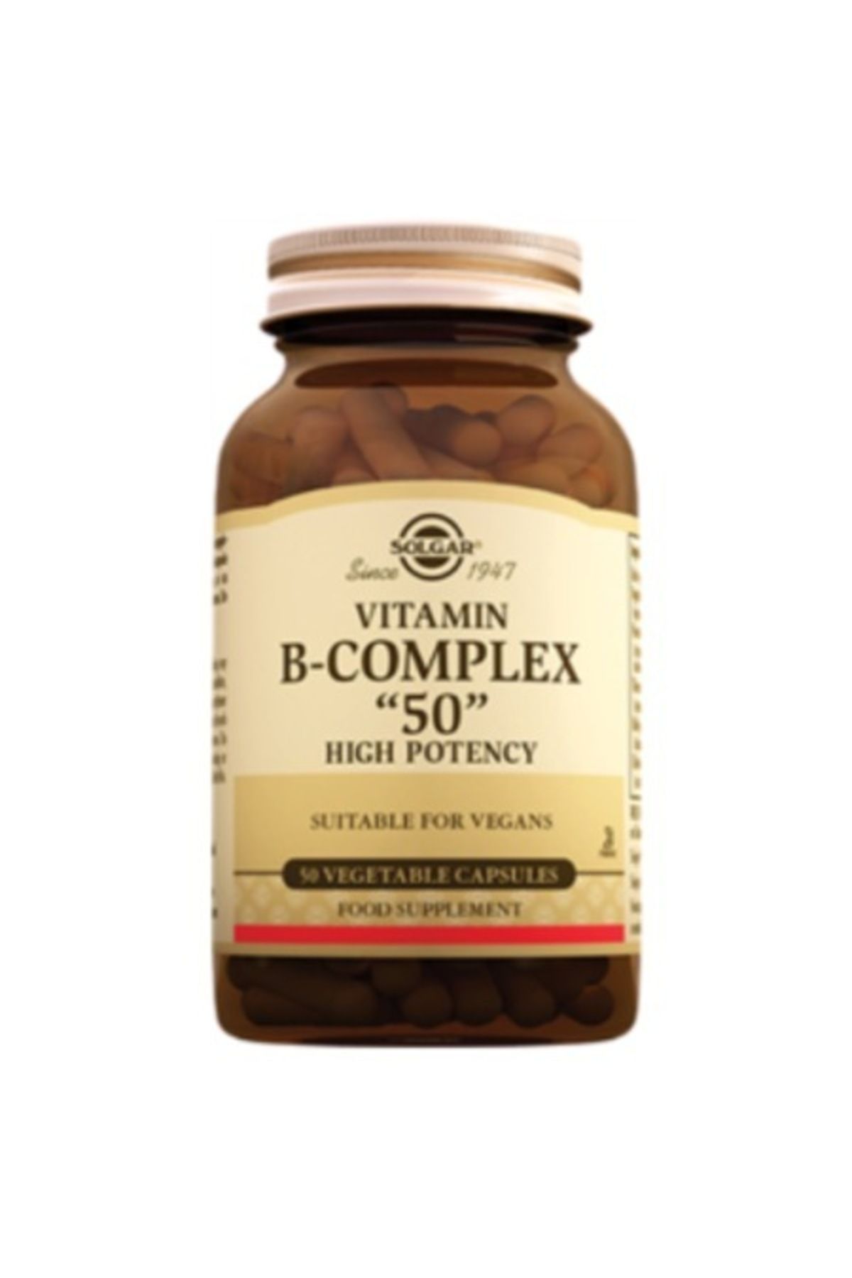 Solgar Vitamin B-complex 50mg 50 Kapsül