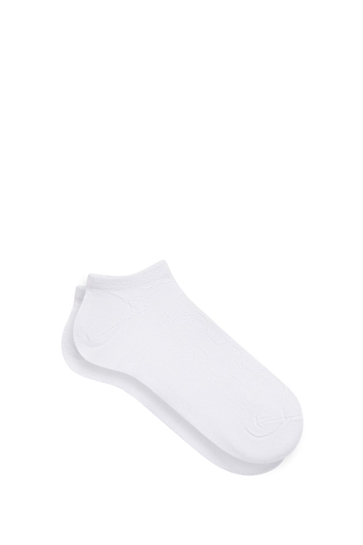 Mavi Beyaz Patik Çorap 1911412-620