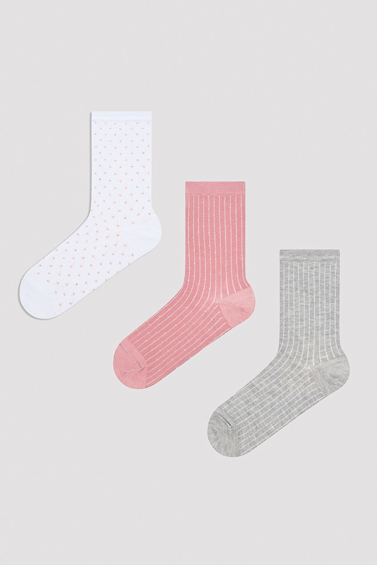 Penti Sparkle Dots 3lü Soket Çorap