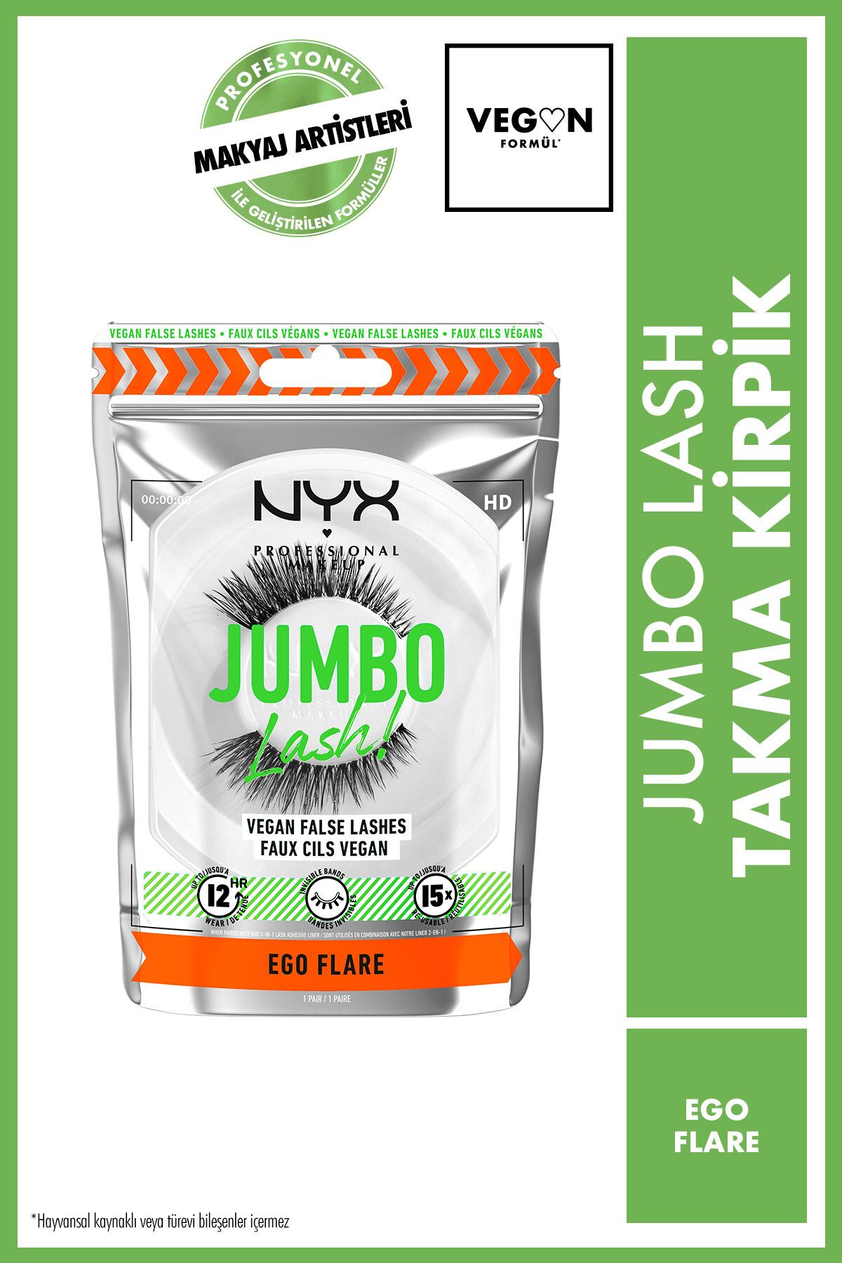 NYX Professional Makeup Jumbo Lash Takma Kirpik - Ego Flare