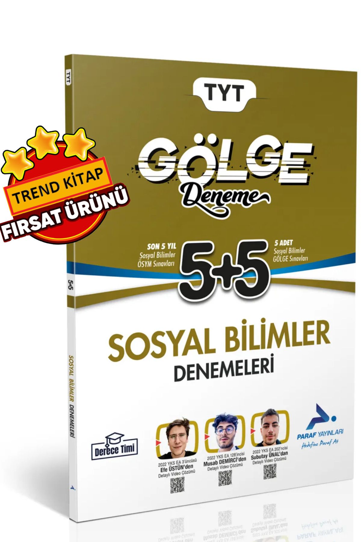 KBY PARAF TYT SOSYAL BİLİMLER GÖLGE DENEME 5+5