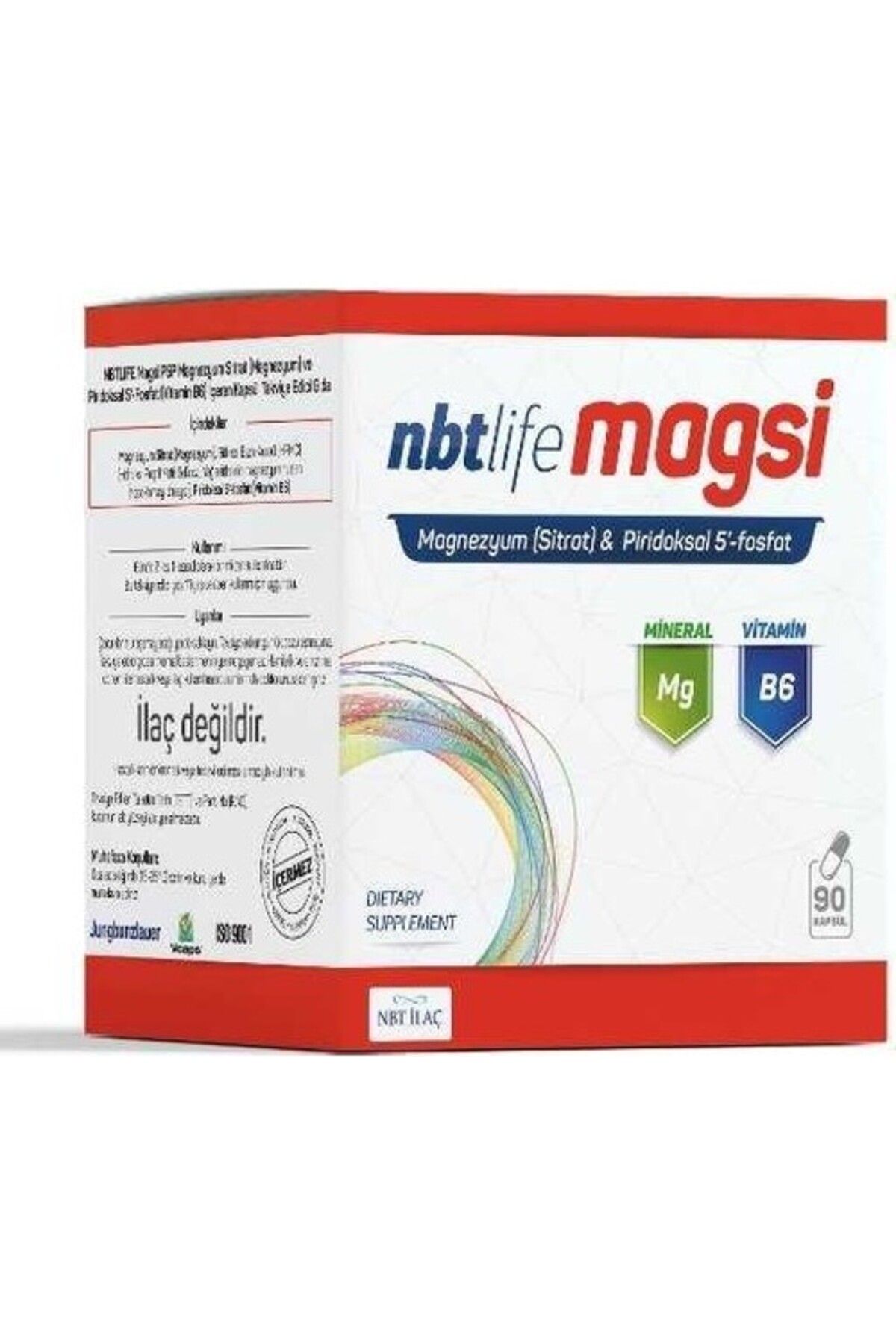 Nbt İlaç Nbt Lıfe Magsı Magnezyum Ve B6 Vıtamını