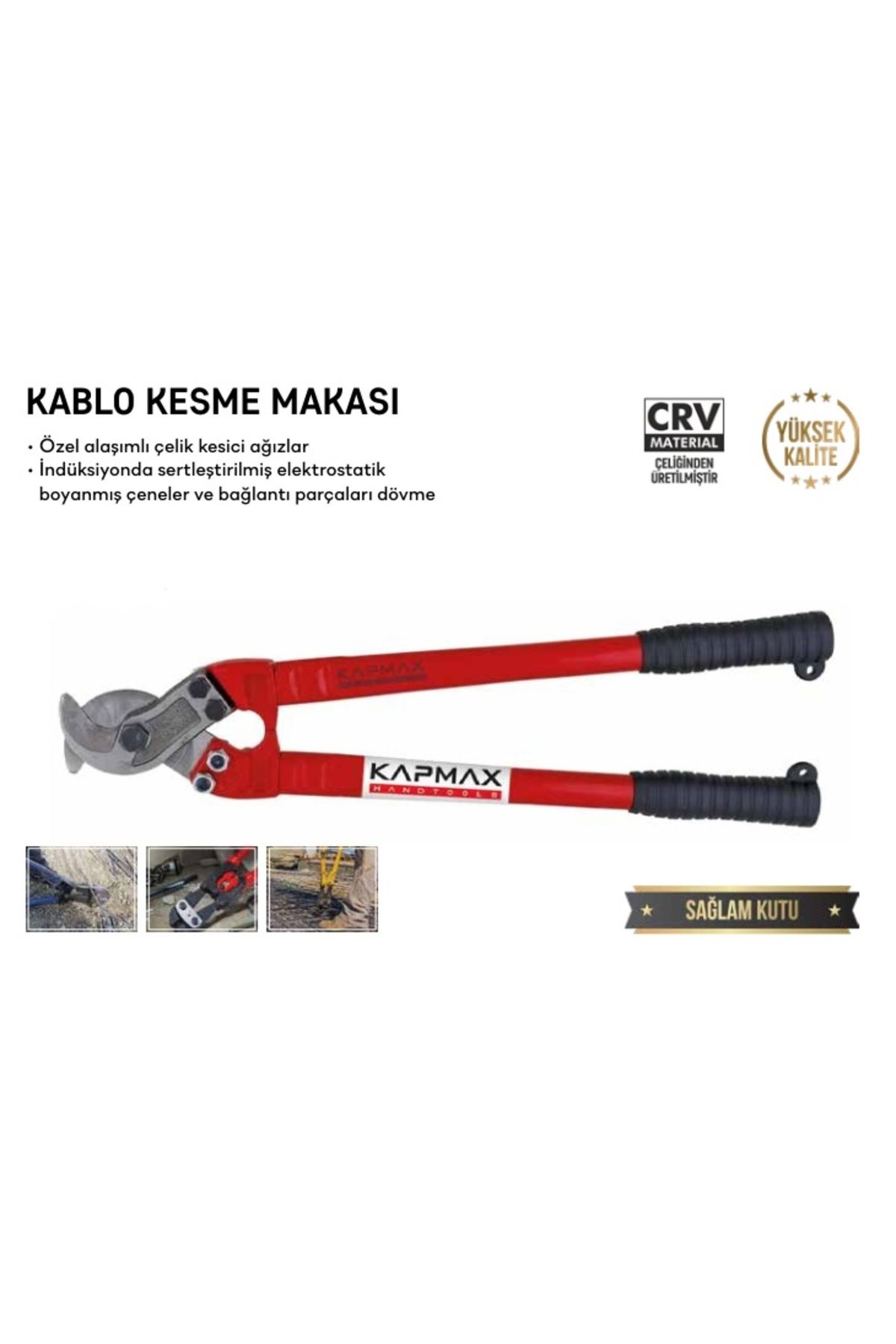 KAPMAX KABLO KESME MAKASI 24x600 mm