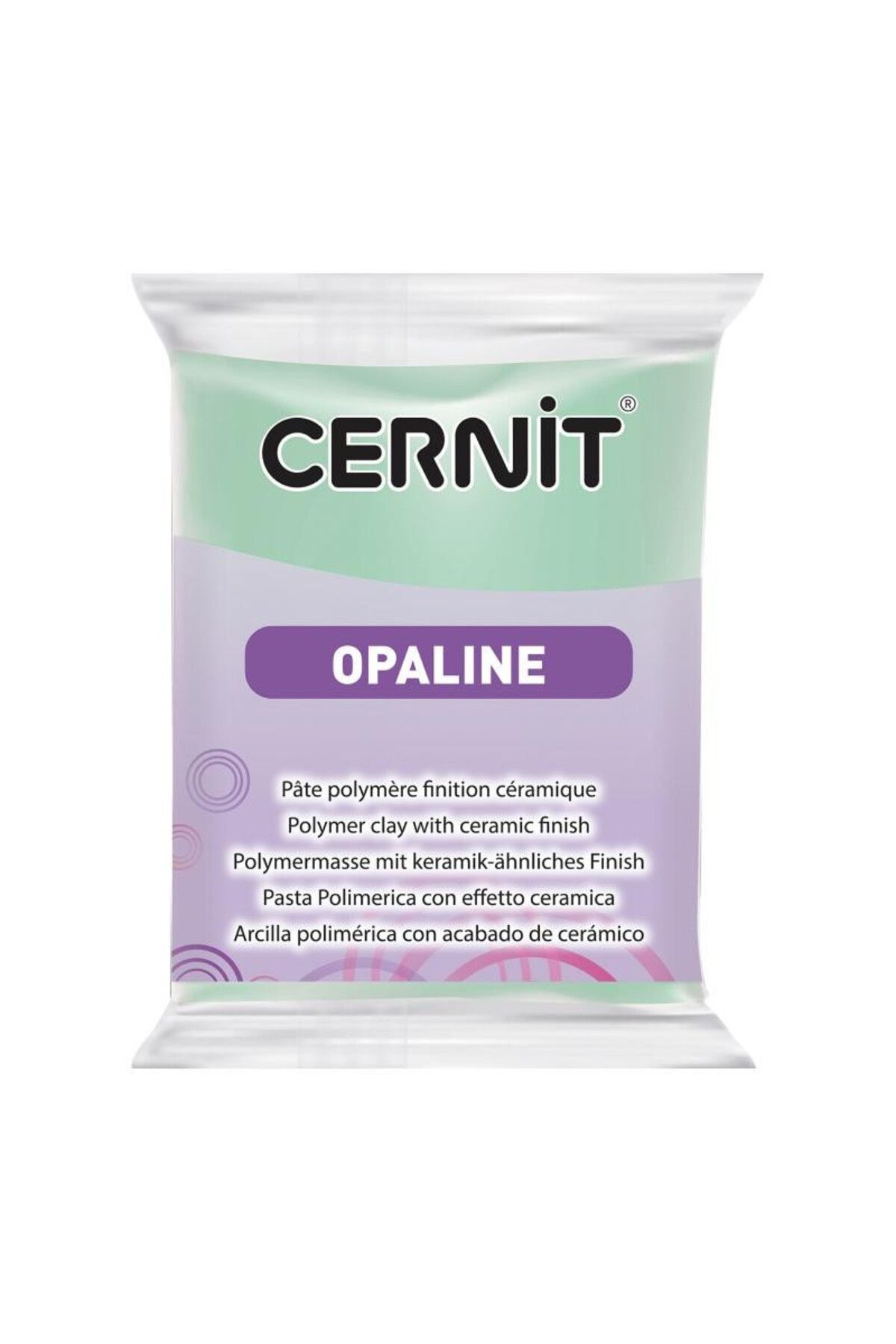 Cernit Opaline Polimer Kil 56gr. - Mint Green