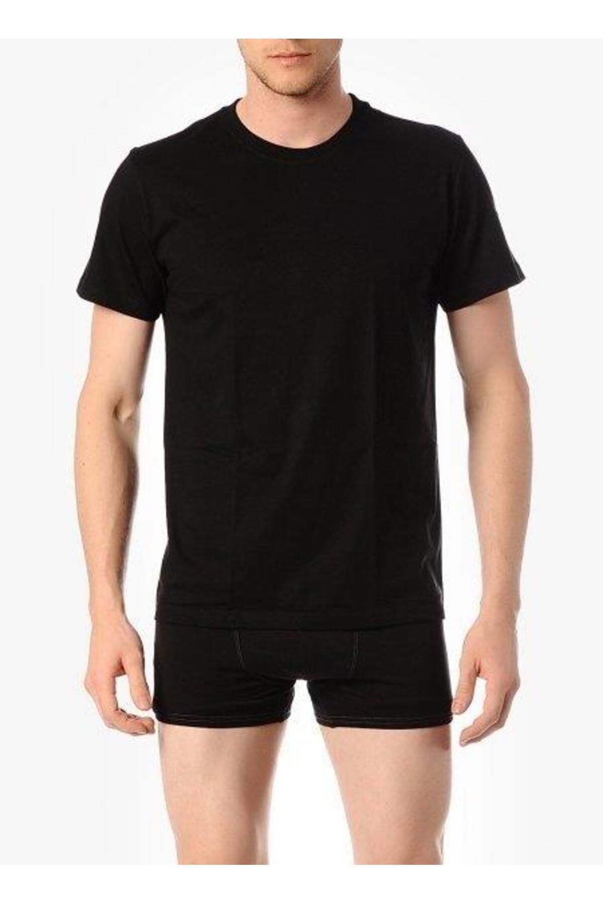 Çift Kaplan 947 Erkek Süprem T-shirt Siyah