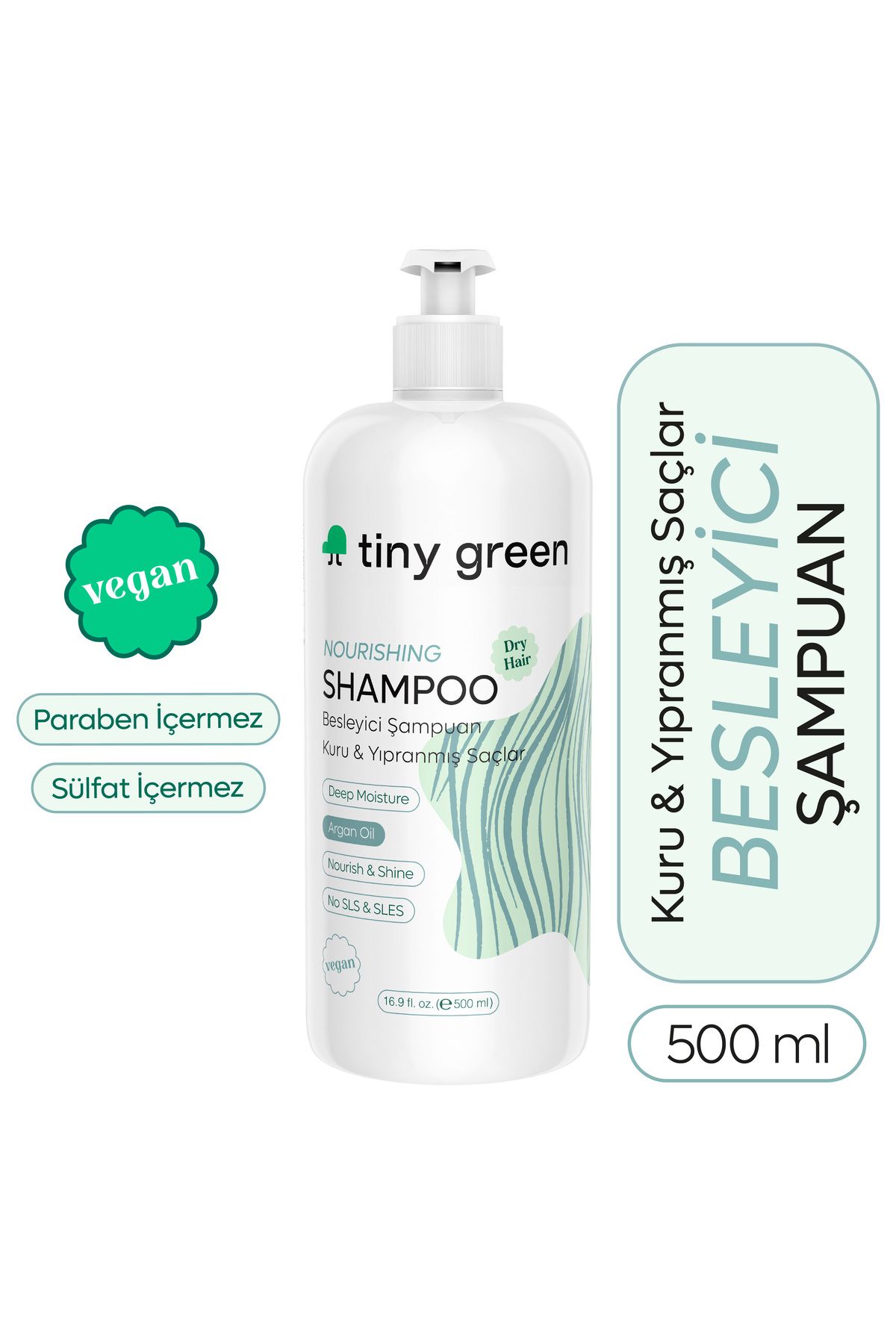 tiny green Besleyici Kuru ve Yıpranmış Saçlar Şampuan 500 ml