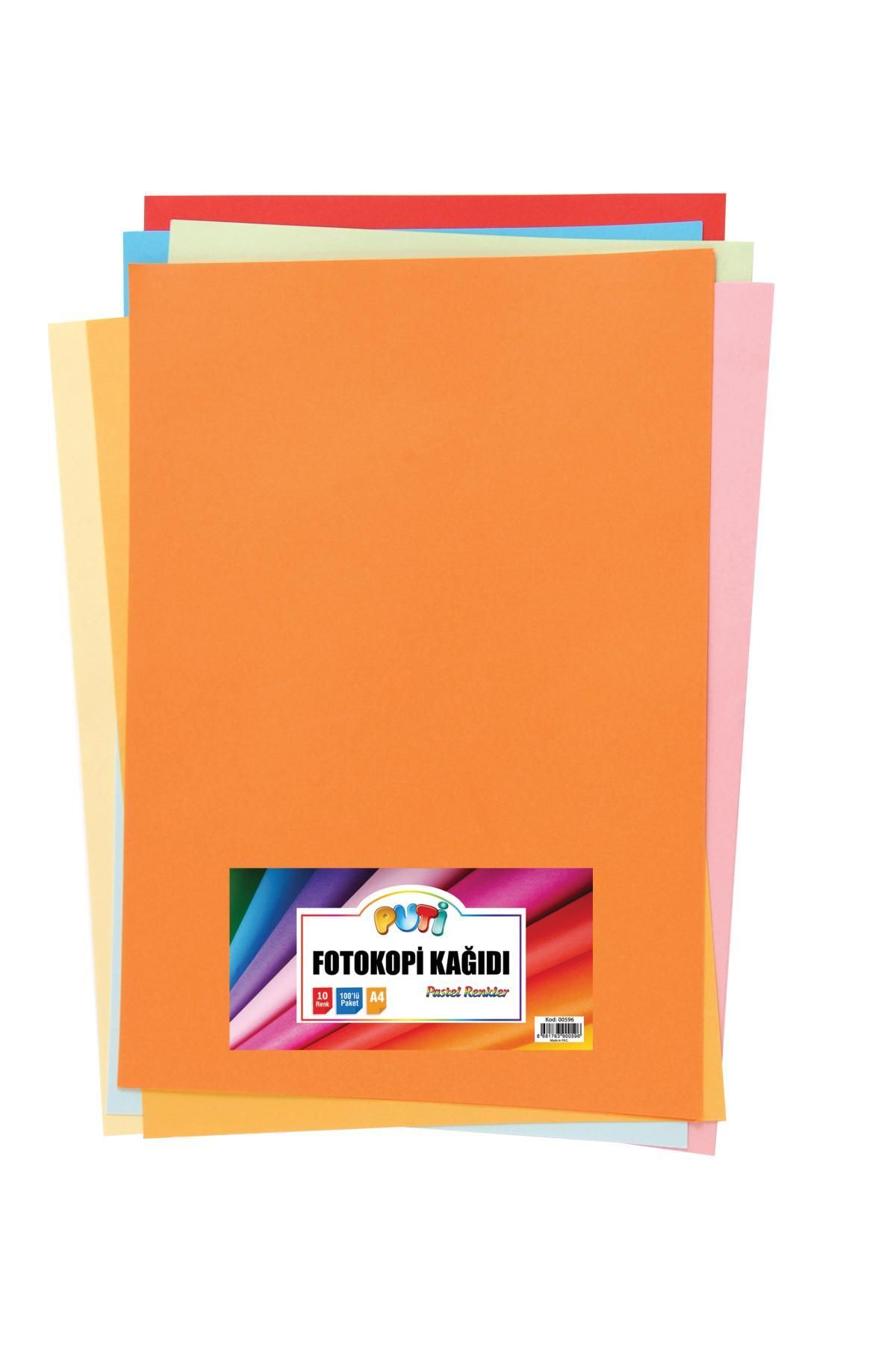 Genel Markalar Puti Renkli Fotokopi Kağıdı 100 Lü 10 Renk Karışık 00596