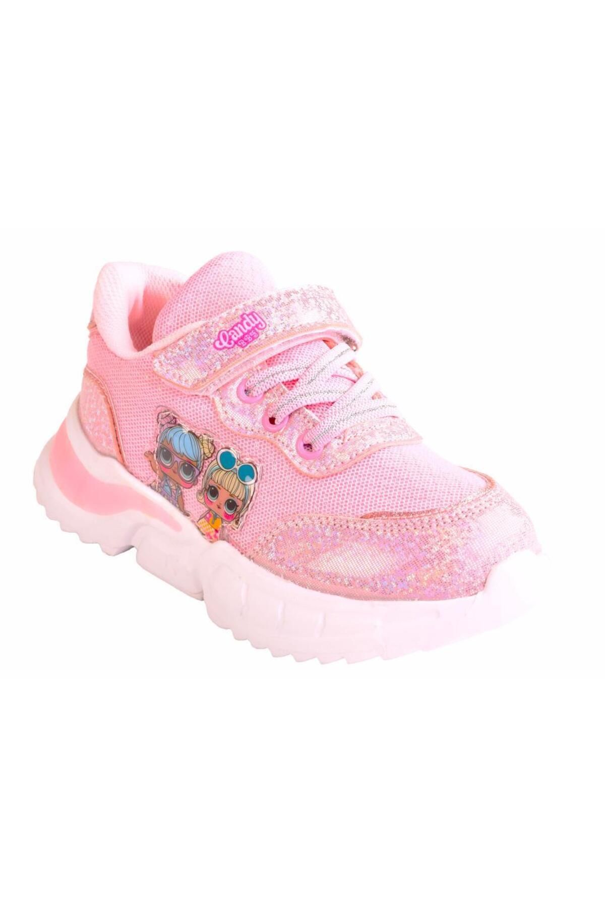 Lol Kız Çocuk Hafif Taban Pembe&Lila Spor Ayakkabı Sneakers