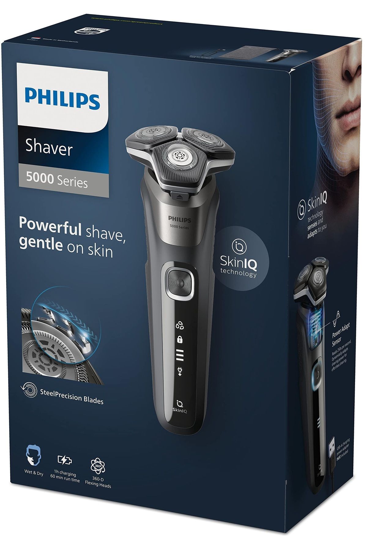 Philips Shaver Serisi Üç Başlı Islak Kuru, Şarjlı, Sakal ve Bıyık Sıfır Kesme Makinesi