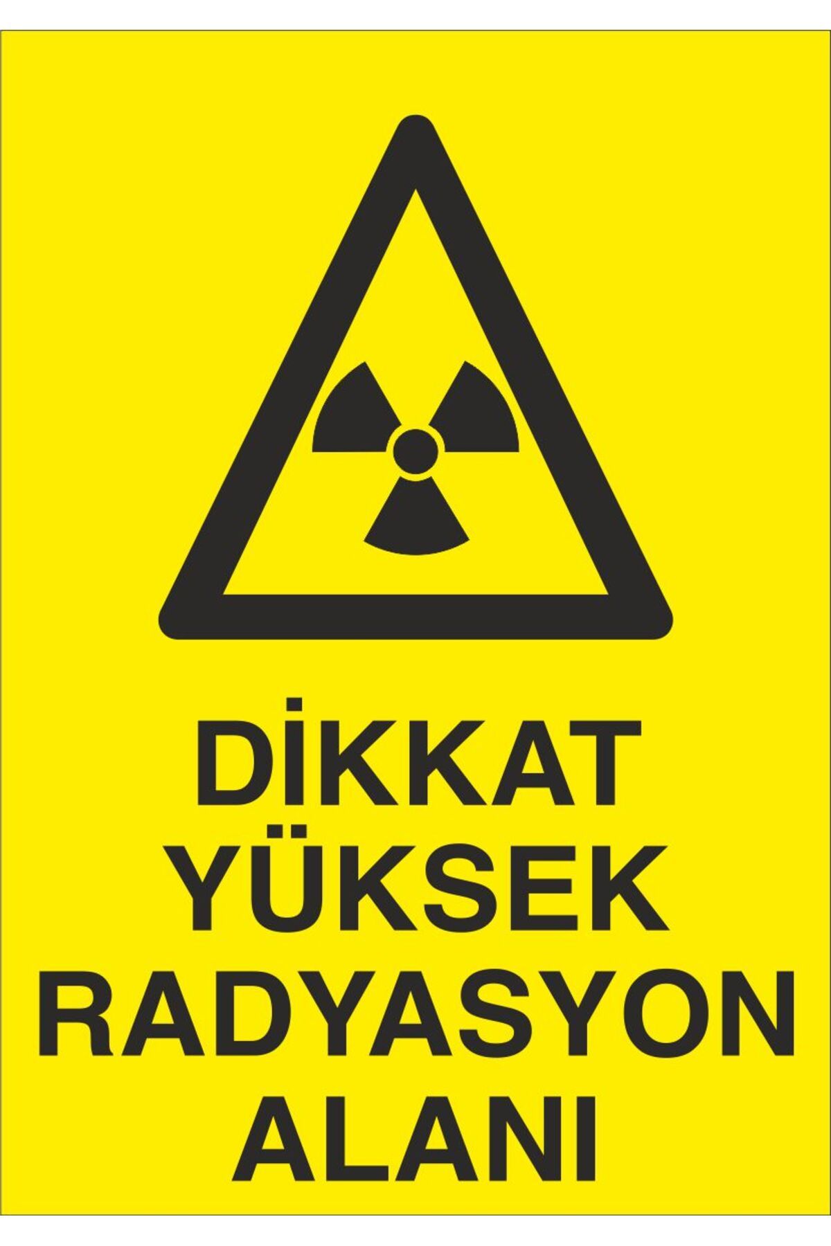 Liva Dikkat Yüksek Radyasyon Alanı