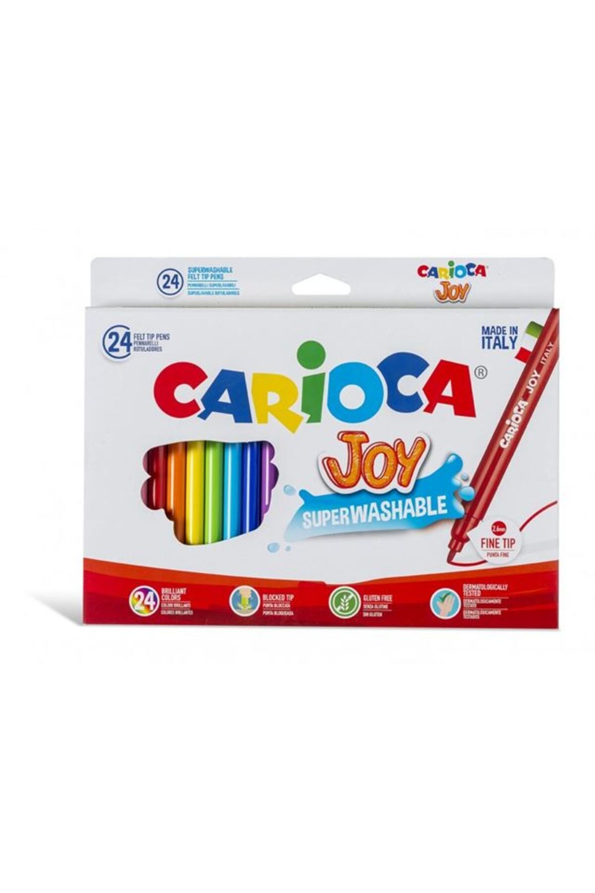 Carioca Carıoca Joy 24 Renk Yıkanabilir Keçeli Kalem 40615