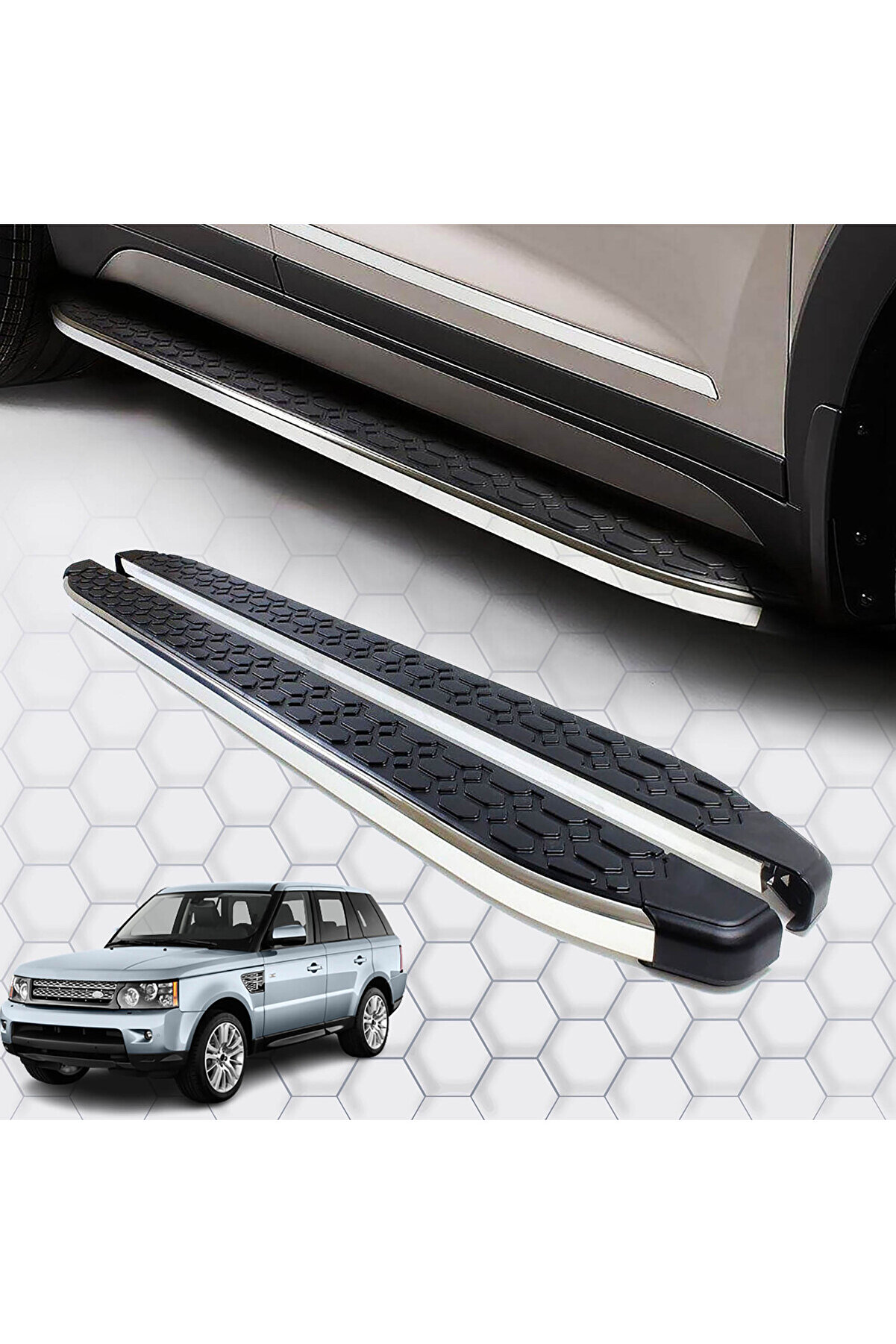 Land Rover Range Rover Evoque Blackline Yan Basamak Krom 2012 Ve Sonrası