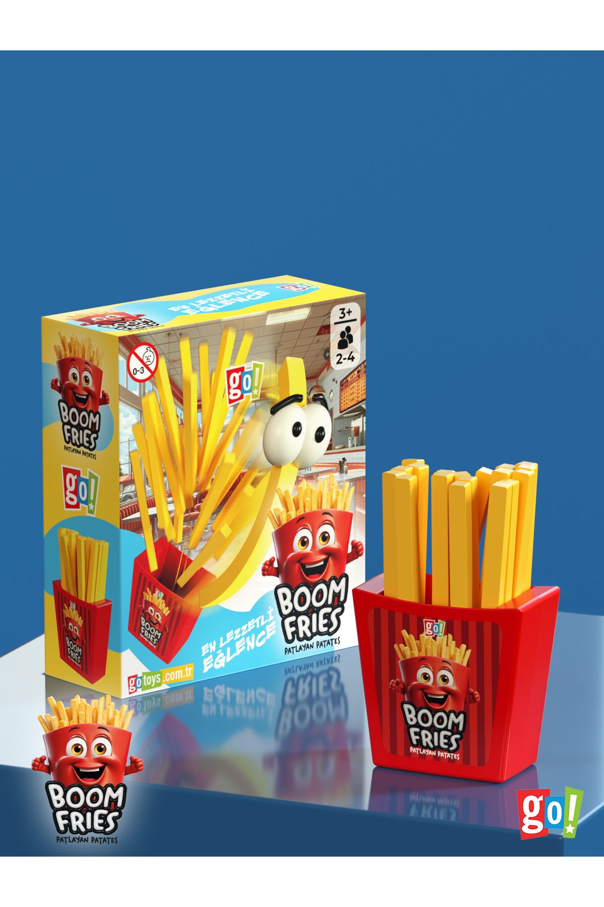Go Toys Patlayan Patates Boom Fries Eğlenceli Tuzaklı Aktivite Oyuncağı