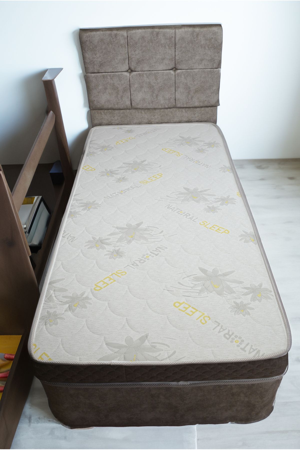 Bedart 15 Cm Tek Kişilik Sünger Baza Yatağı, Unisex Full Ortopedik Yataklar, Lux Çocuk Baza Yatak Bed Art