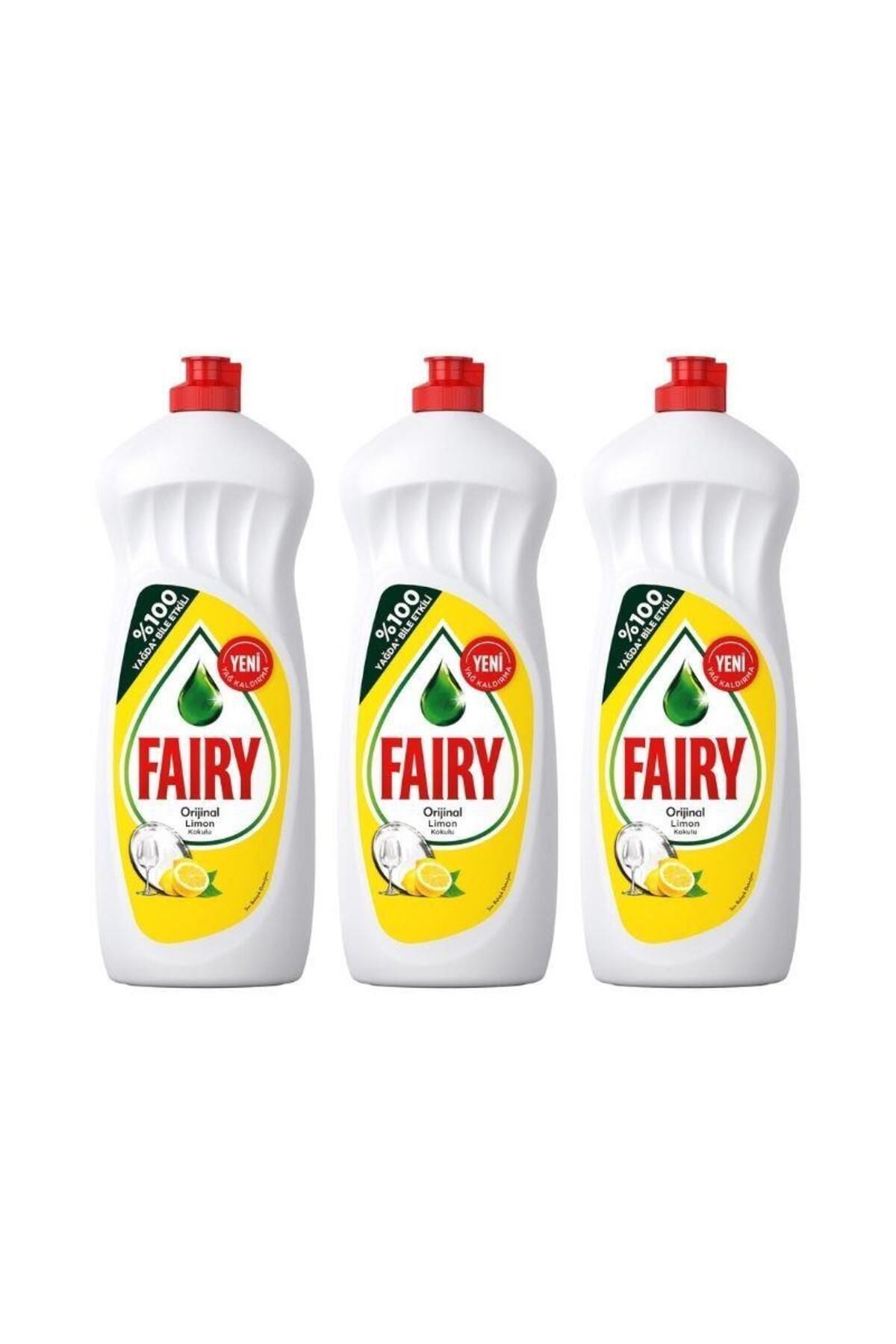 Fairy Sıvı Bulaşık Deterjanı Limonlu 650 ml - 3 Adet