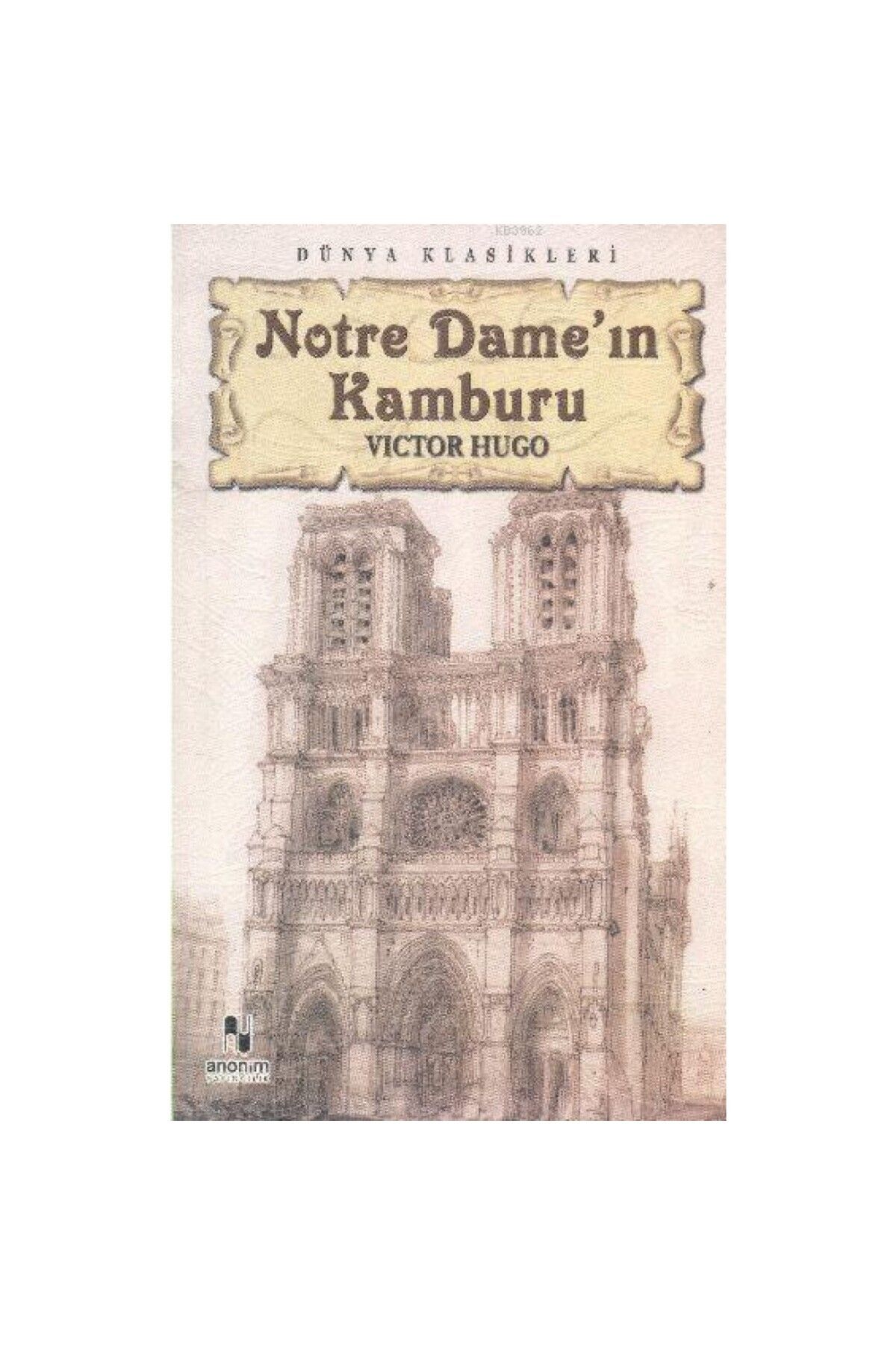 Kitap Zamanı Yayınları Notre Dame Nin Kamburu - Vıctor Hugo