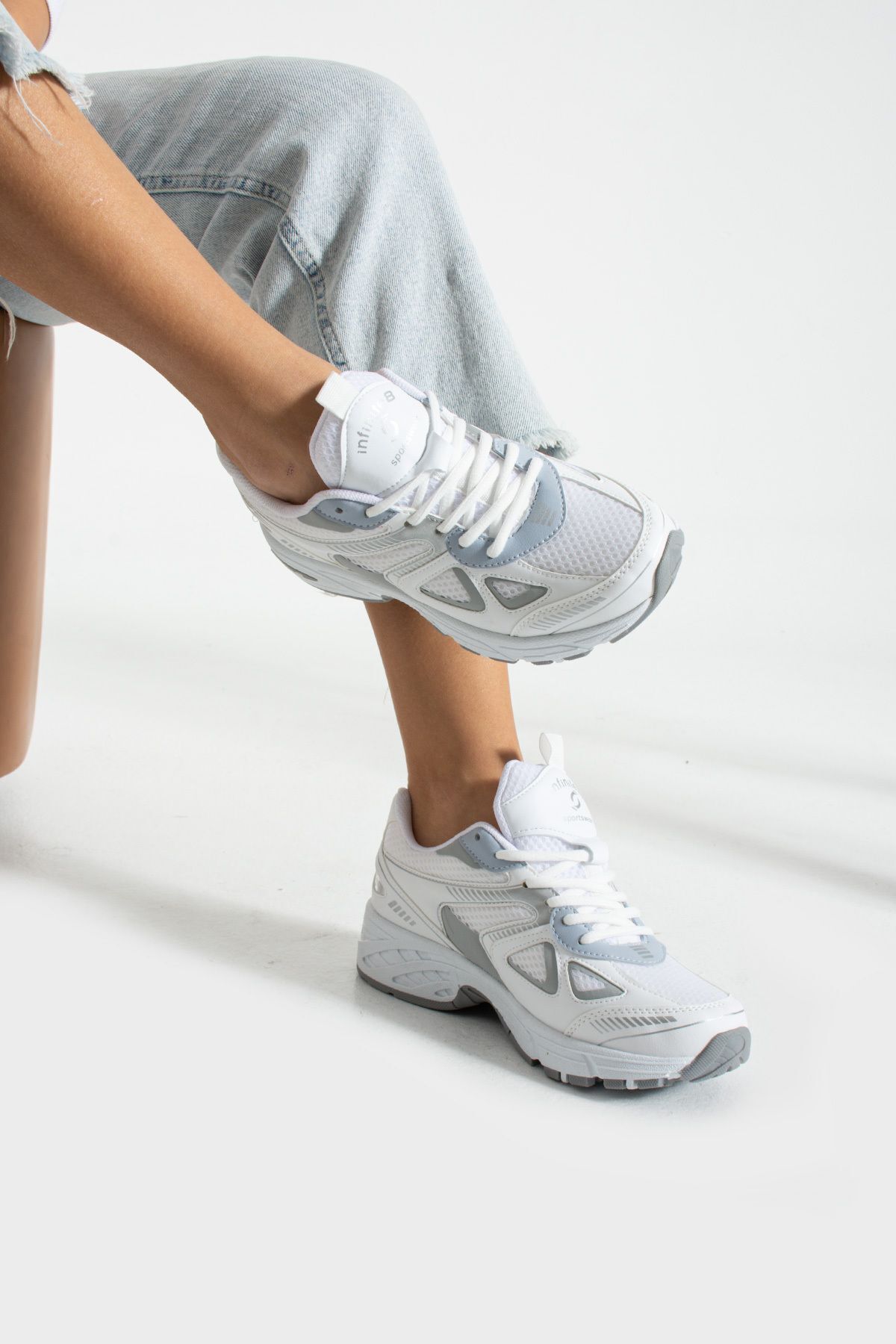 infinite8 Unisex Kadın Erkek Ortopedik Triko Spor Ayakkabı Sneaker İNF-531