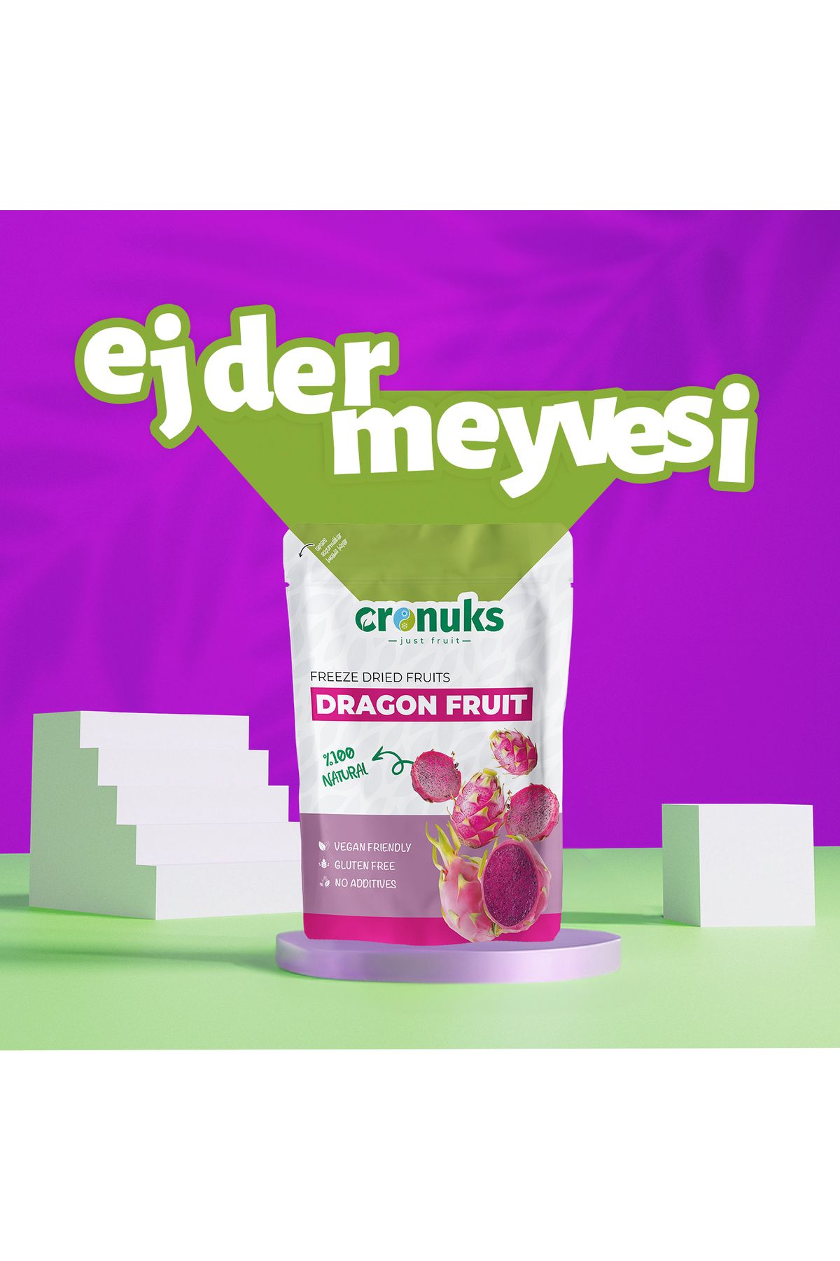 Cronuks Freeze Dried Ejder Meyvesi