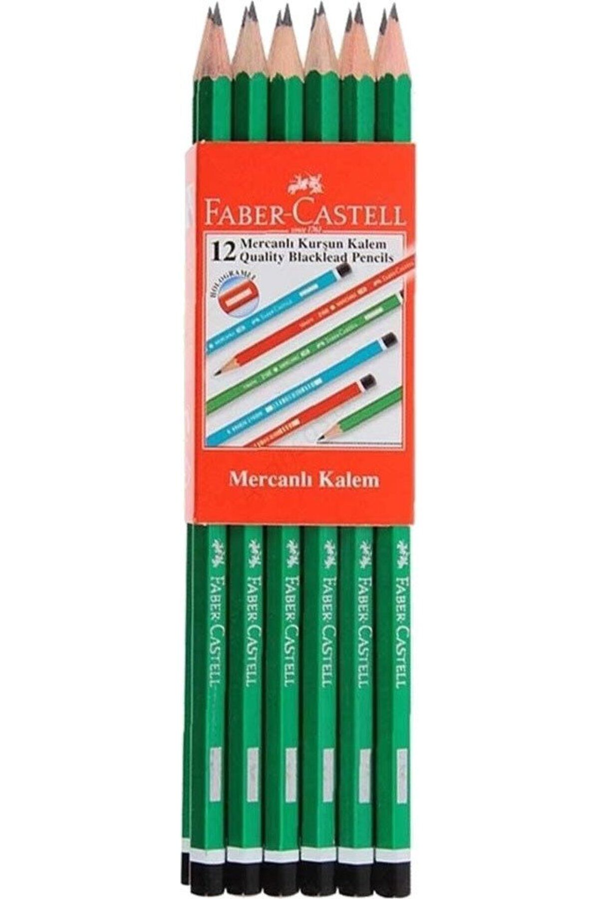 Faber Castell 12'li Mercanlı Kurşun Kalem
