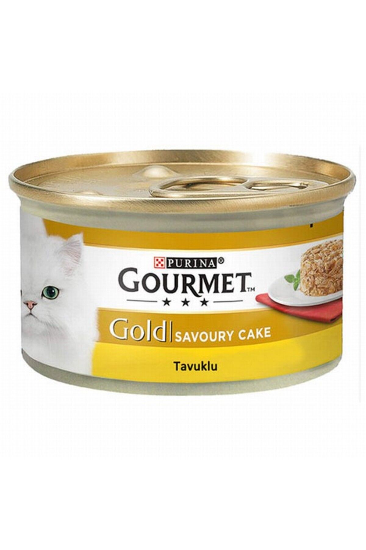 Gourmet Gold Savoury Cake Tavuklu Yetişkin Kedi Konservesi 85 gr