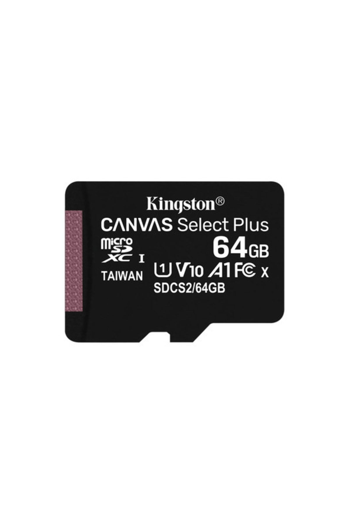 Kingston 64GB microSDXC Canvas Select Plus 100R A1 C10 Card + Adapter SDCS2/64GB