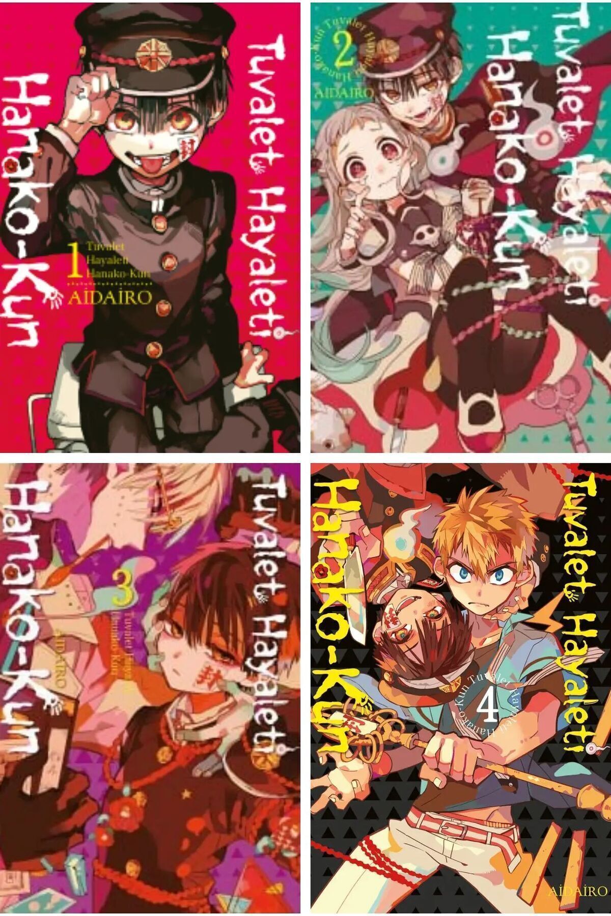 Gerekli Şeyler Yayıncılık Tuvalet Hayaleti Hanako-Kun 1-2-3-4 manga seti