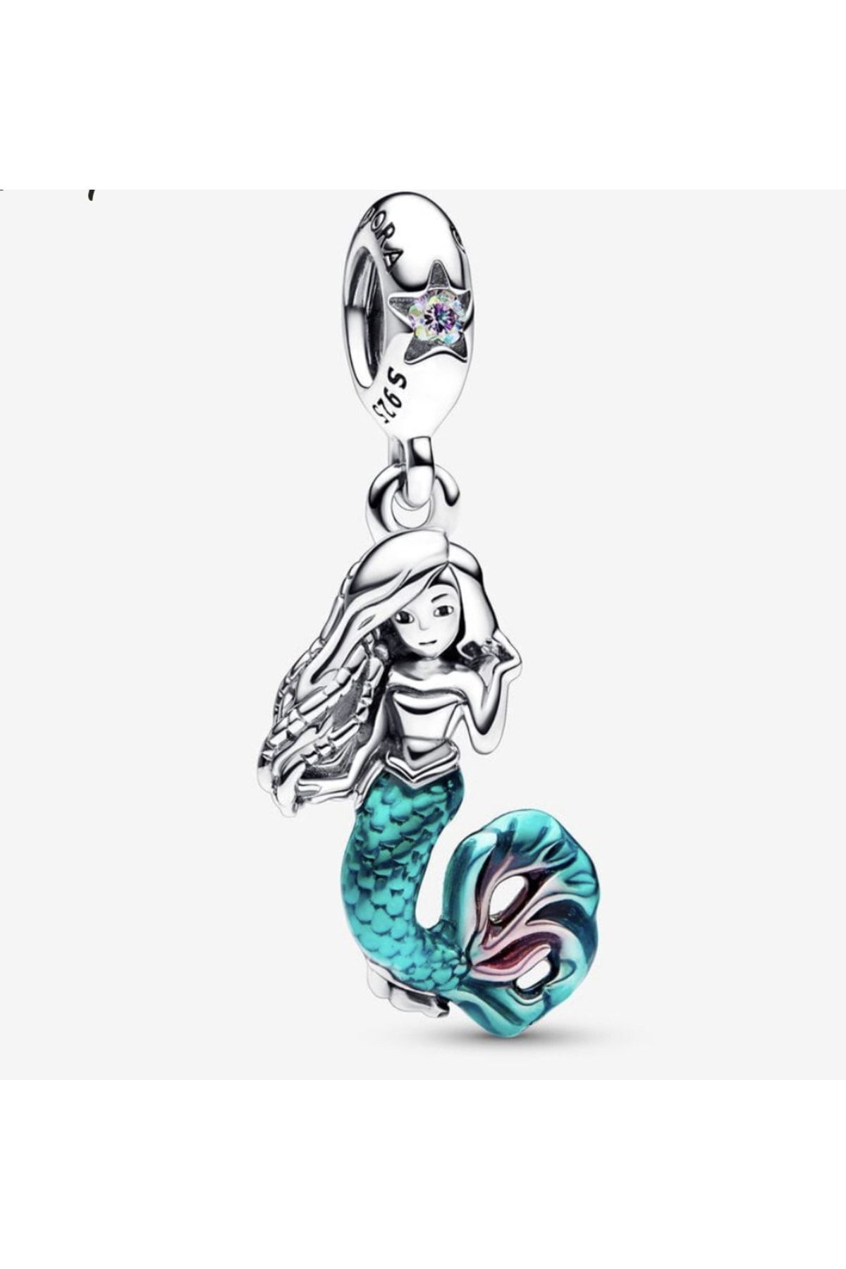 POSEİDONS JEWELLERY Disney The Little Mermaid Ariel Dangle Charm