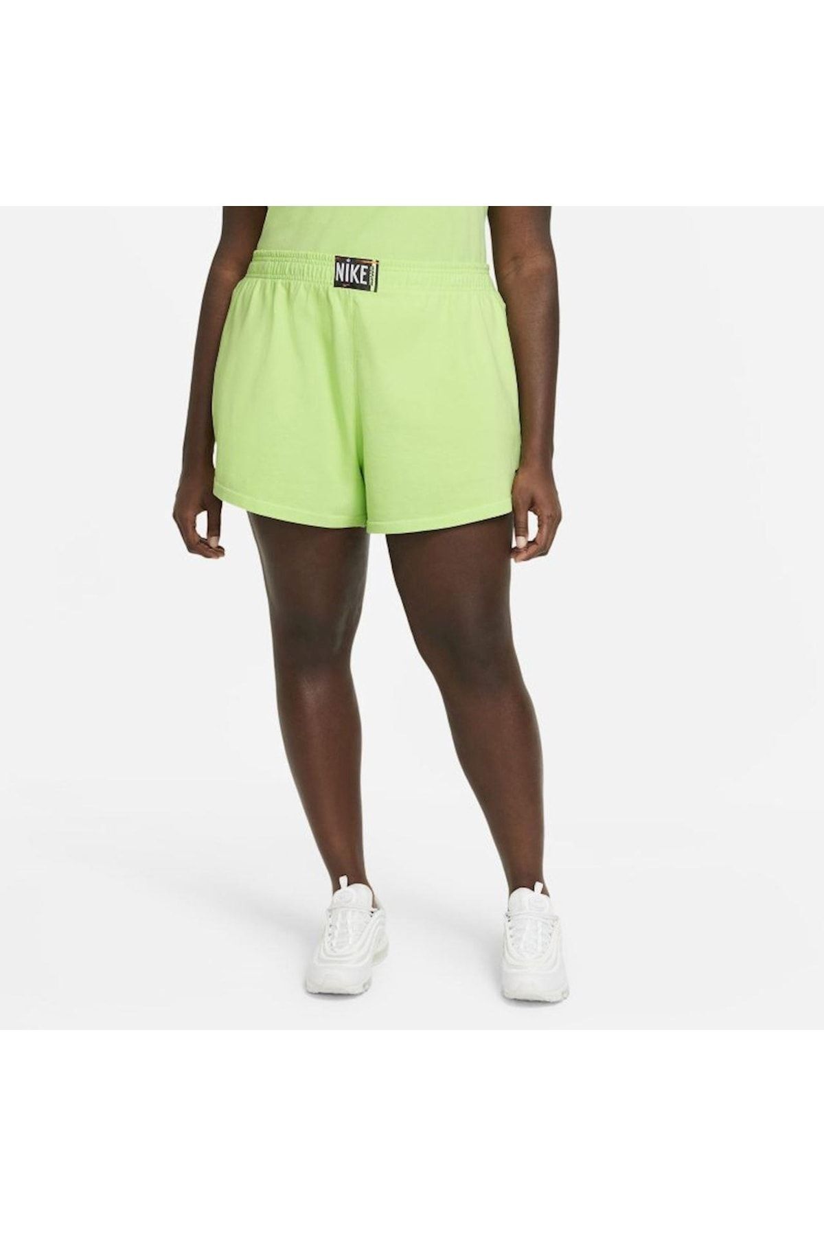 Nike Sportswear Women's Washed Shorts Kadın Spor Şort- Yeşil Dh3033-358