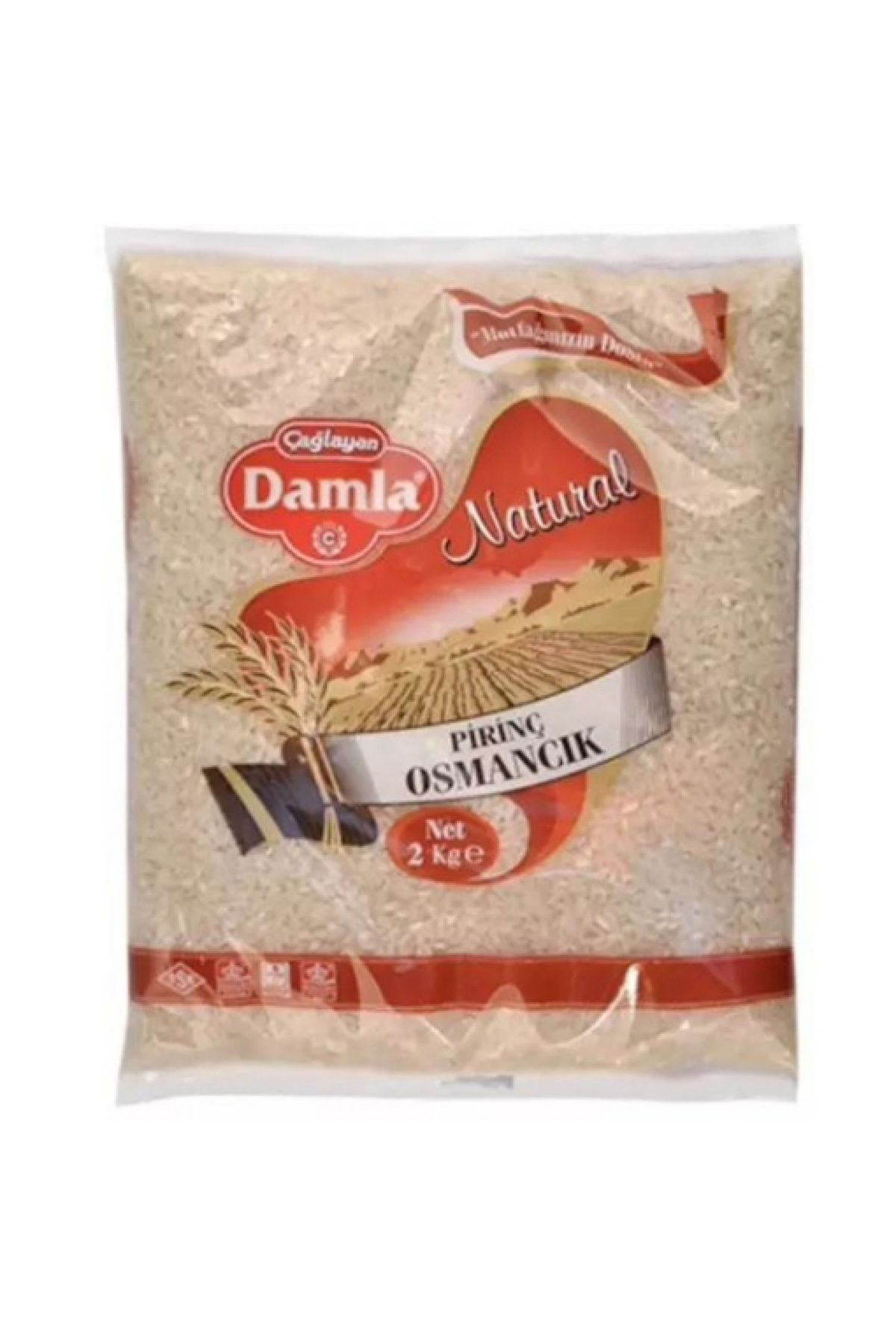Damla Osmancık Pirinç 2000 Gr. (BAKLİYAT) (4'LÜ)