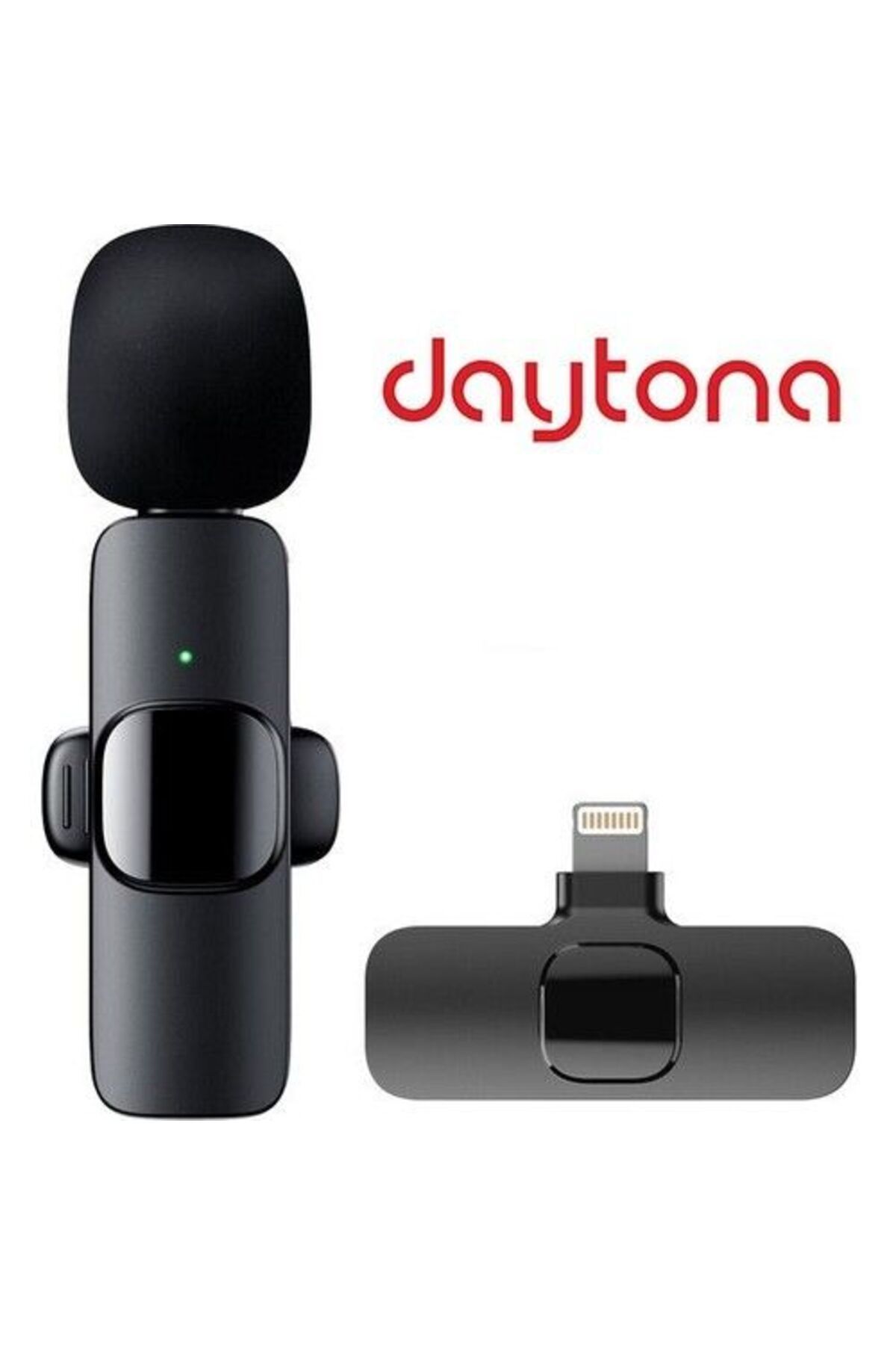 Daytona K9l / Iphone Telefon Için Yaka Mikrofonu Kablosuz (GİRİŞ:LİGHTNİNG ALICI => ÇIKIŞ:MİKROFON)