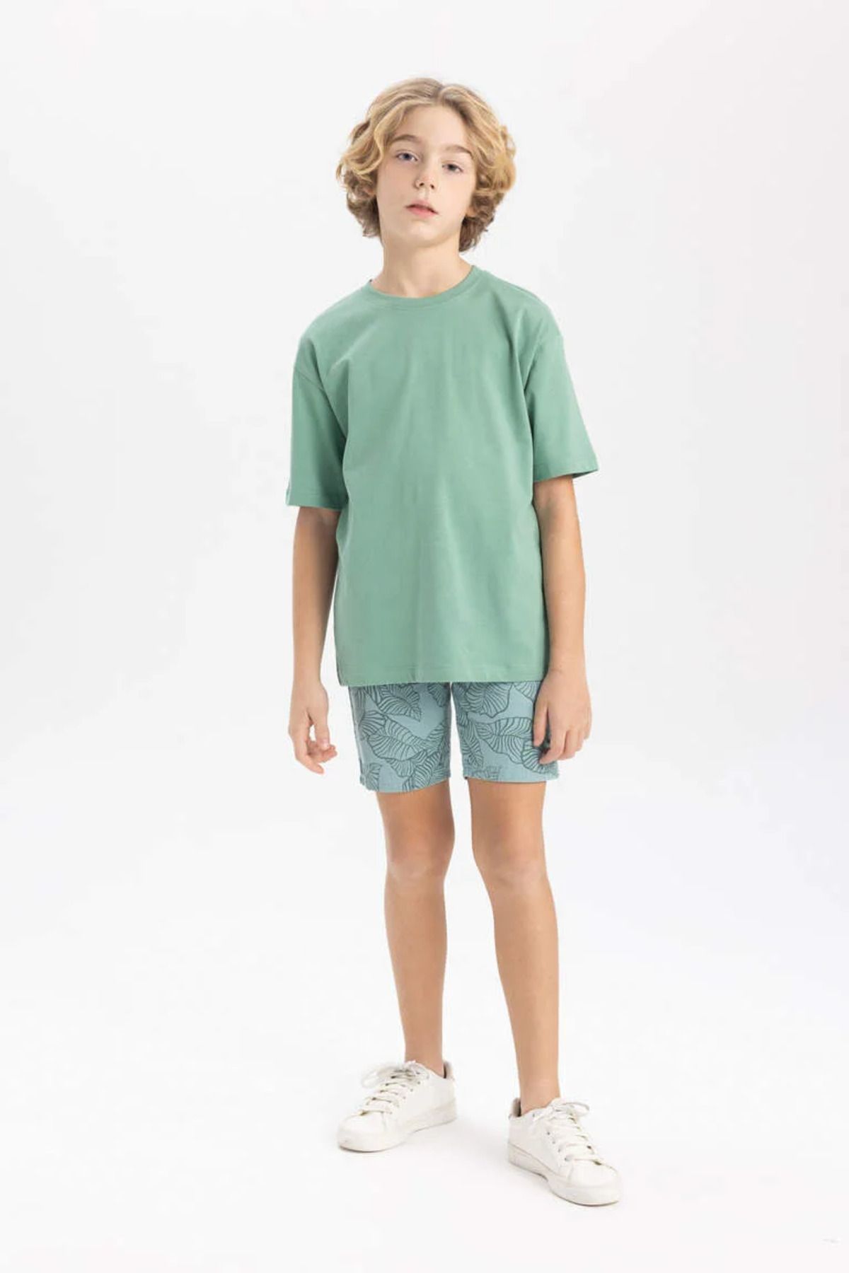 Defacto Erkek Çocuk T-shirt B5927a8/gn86 Lt.green