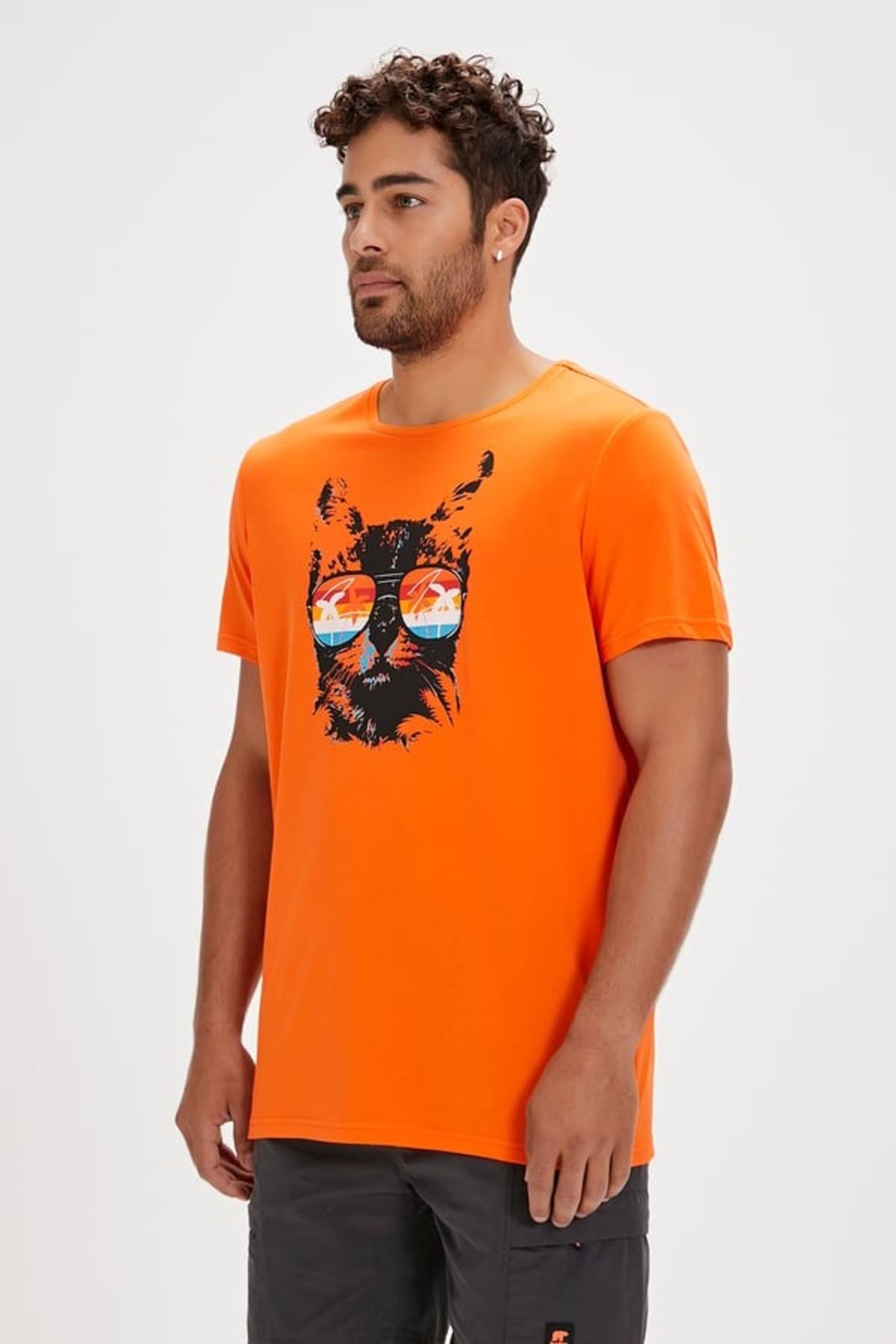 Bad Bear Manx Erkek T-shirt 24.01.07.011 Orange