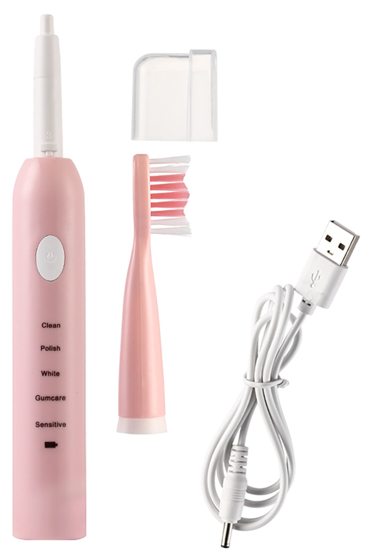 TechnoStation Diş Fırçası Şarjlı Beş Kademeli Titreşimli Otomatik Diş Fırçası
