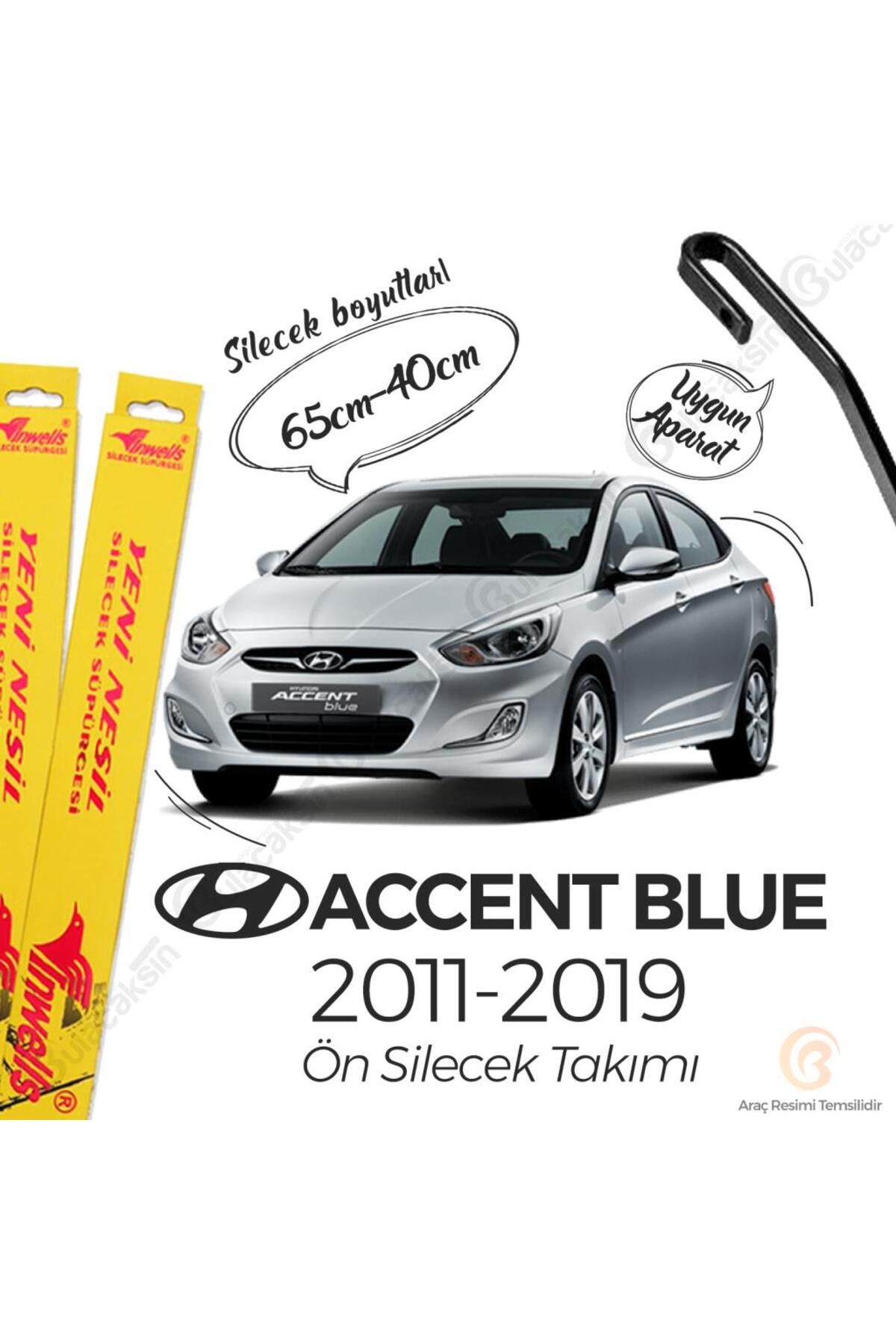 Inwells Hyundai Accent Blue Muz Silecek Takımı (2011 - 2019)