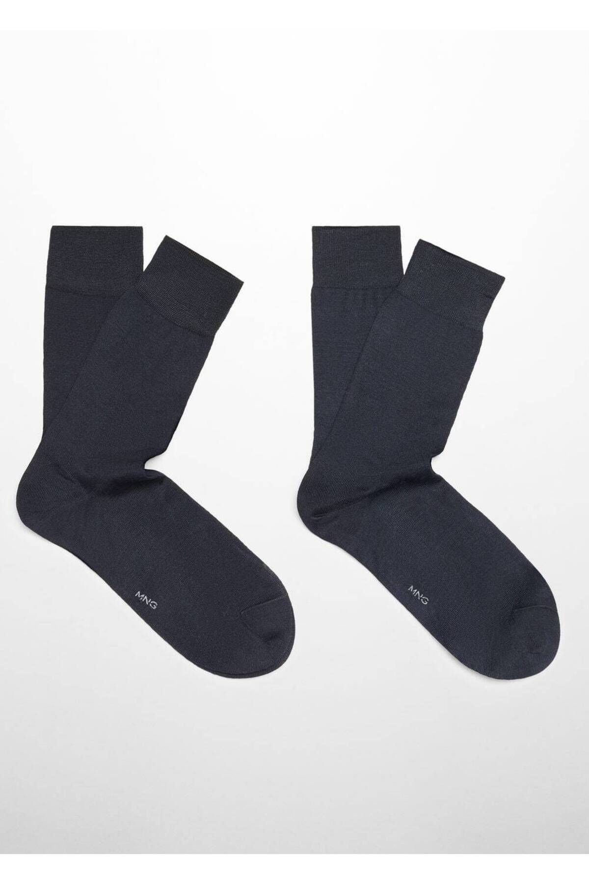 MANGO Man Pamuklu Basic Çorap