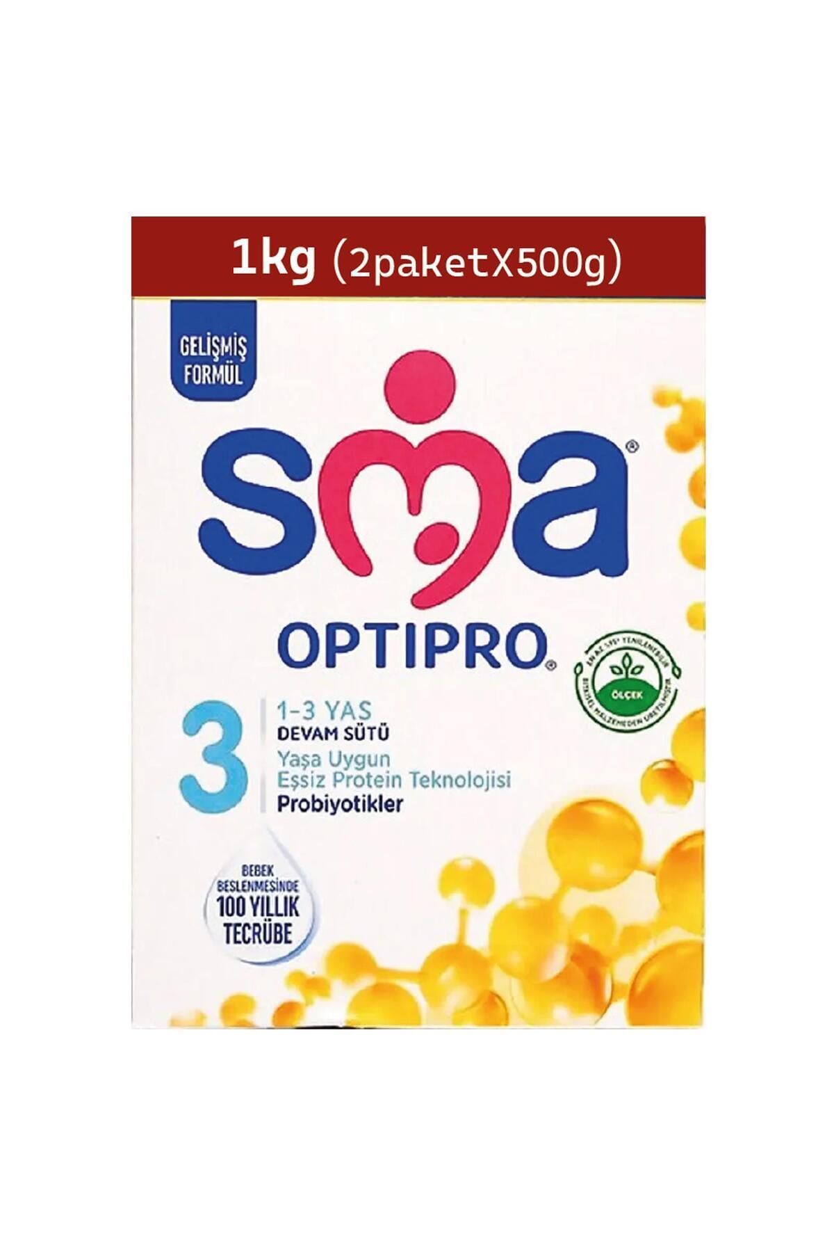 SMA 3 Optipro Probiyotik 1-3 Yaş Devam Sütü 1000 gr