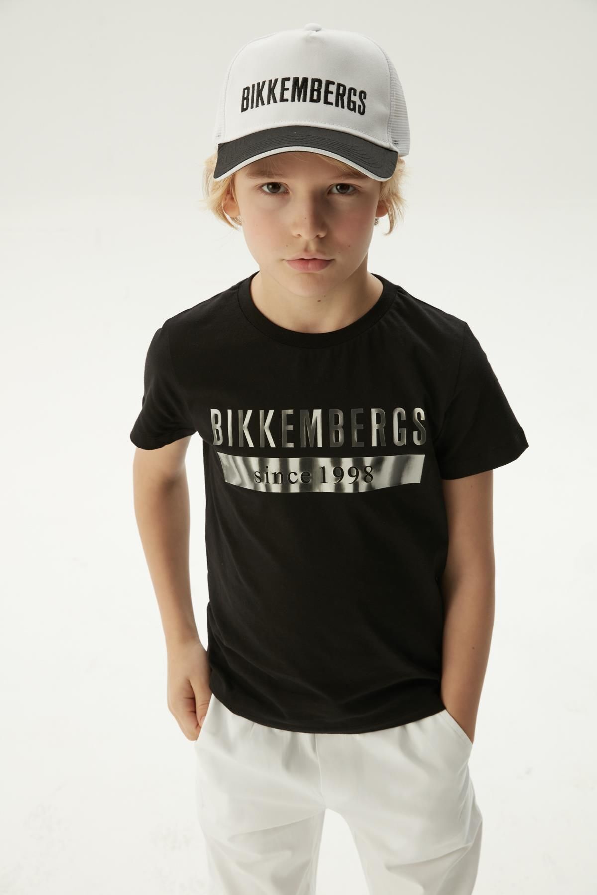 Bikkembergs BG Store Erkek Çocuk Beyaz Şapka