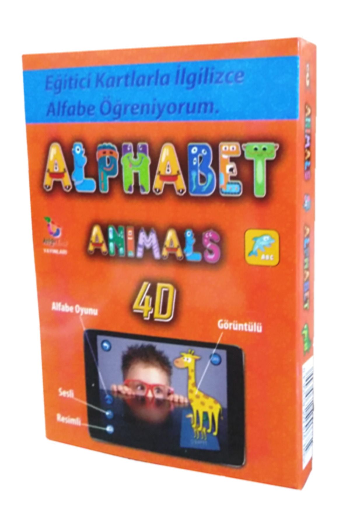 Artge Kids Yayınları Alphabet Animals 4d - Eğitici Kartlarla Ingilizce Alfabe Öğreniyorum