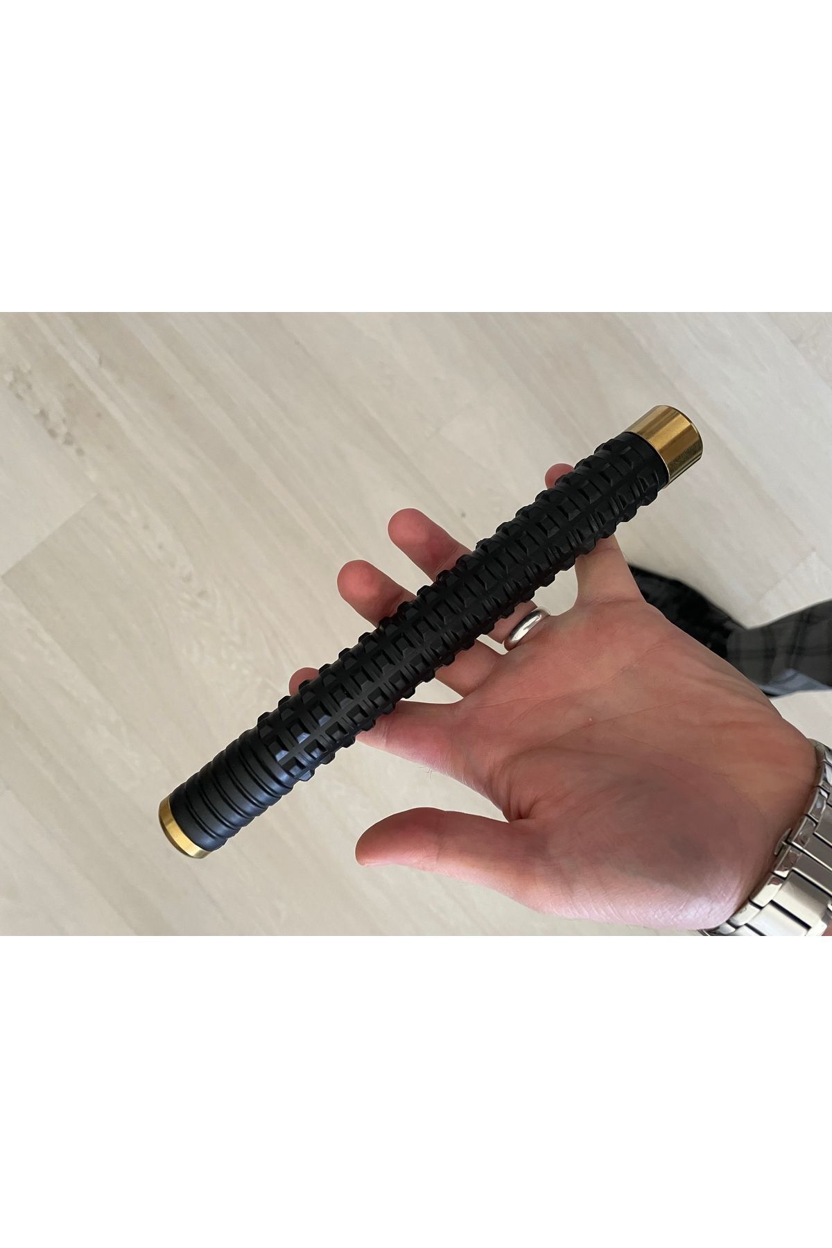 bıcaksevdalilari Police 65 cm çelik joop teleskopik joop kılıflı güvenlik için