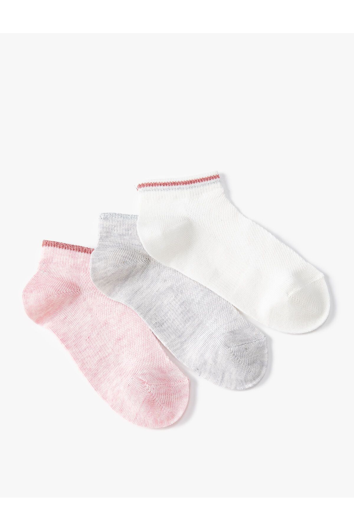 Koton 3’lü Çizgili Pamuk Karışımlı Çorap Seti