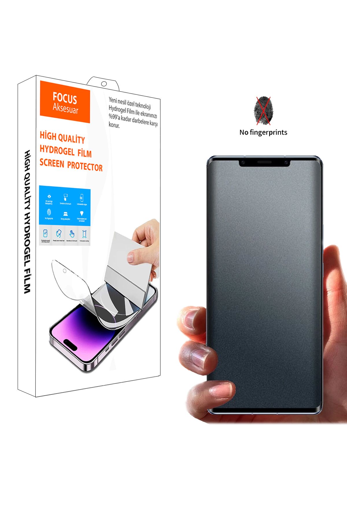 Focus Kaplama Redmi Note 13 Pro 5g Mat Kırılmaz Cam Özel Kesim Hydrogel Film