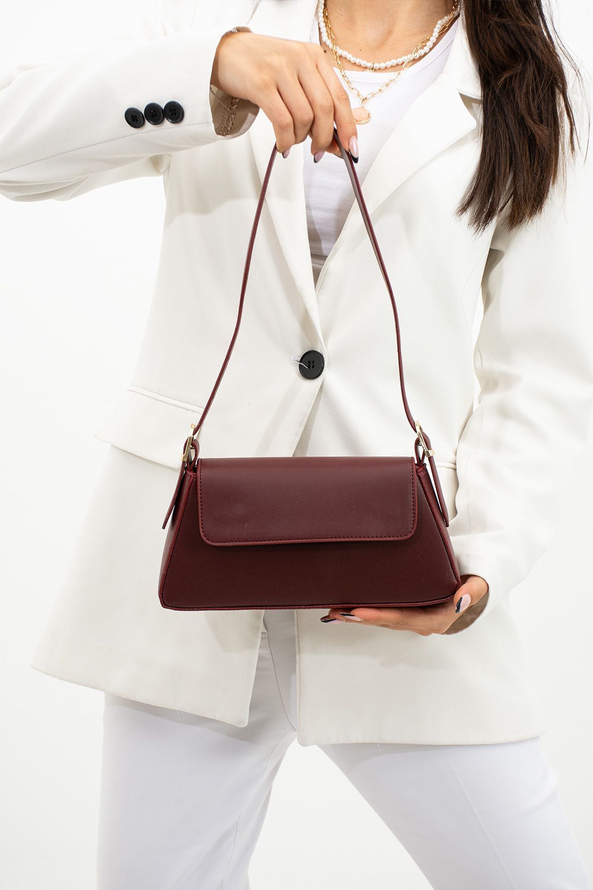Paradise Kadın sade tasarım kol çantası