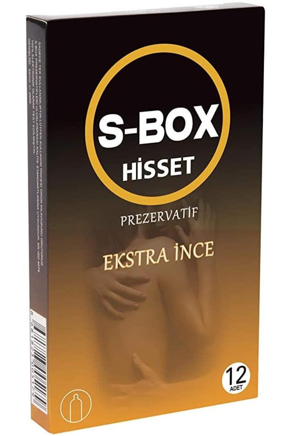 S-Box S Box 12 Li Prezervatif Ekstra Ince Hisset