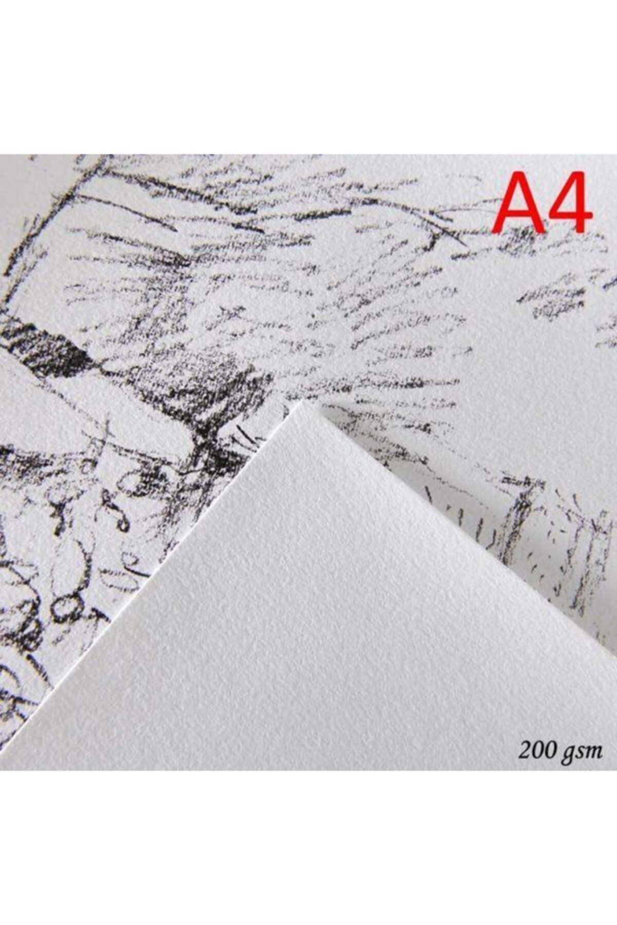 Canson 1557 Beyaz Resim / Çizim Kağıdı 200 Gr. A4 10'lu Paket