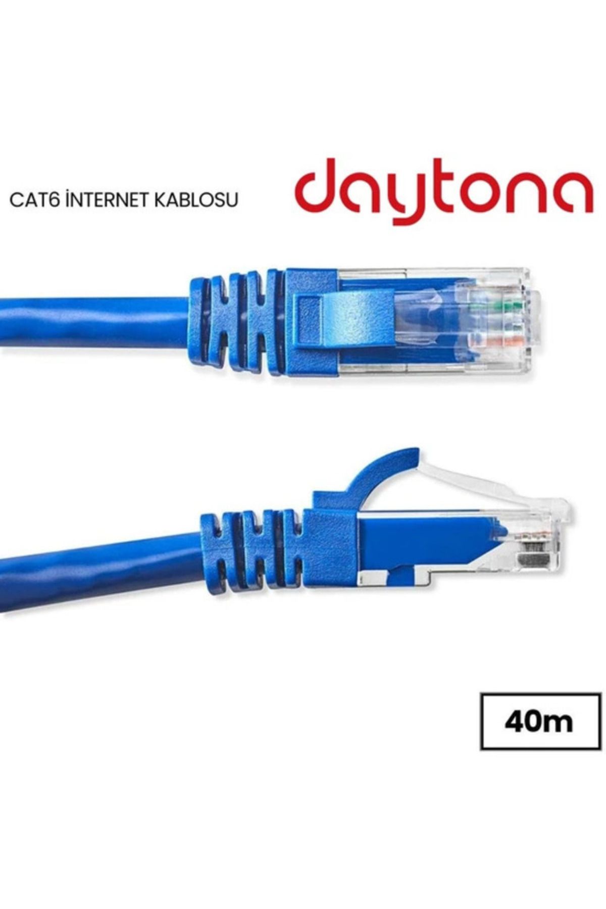 Daytona A4219 Cat6 Gigabit Internet Ethernet 10gbps Rj45 Lan Kablosu (40 METRE)