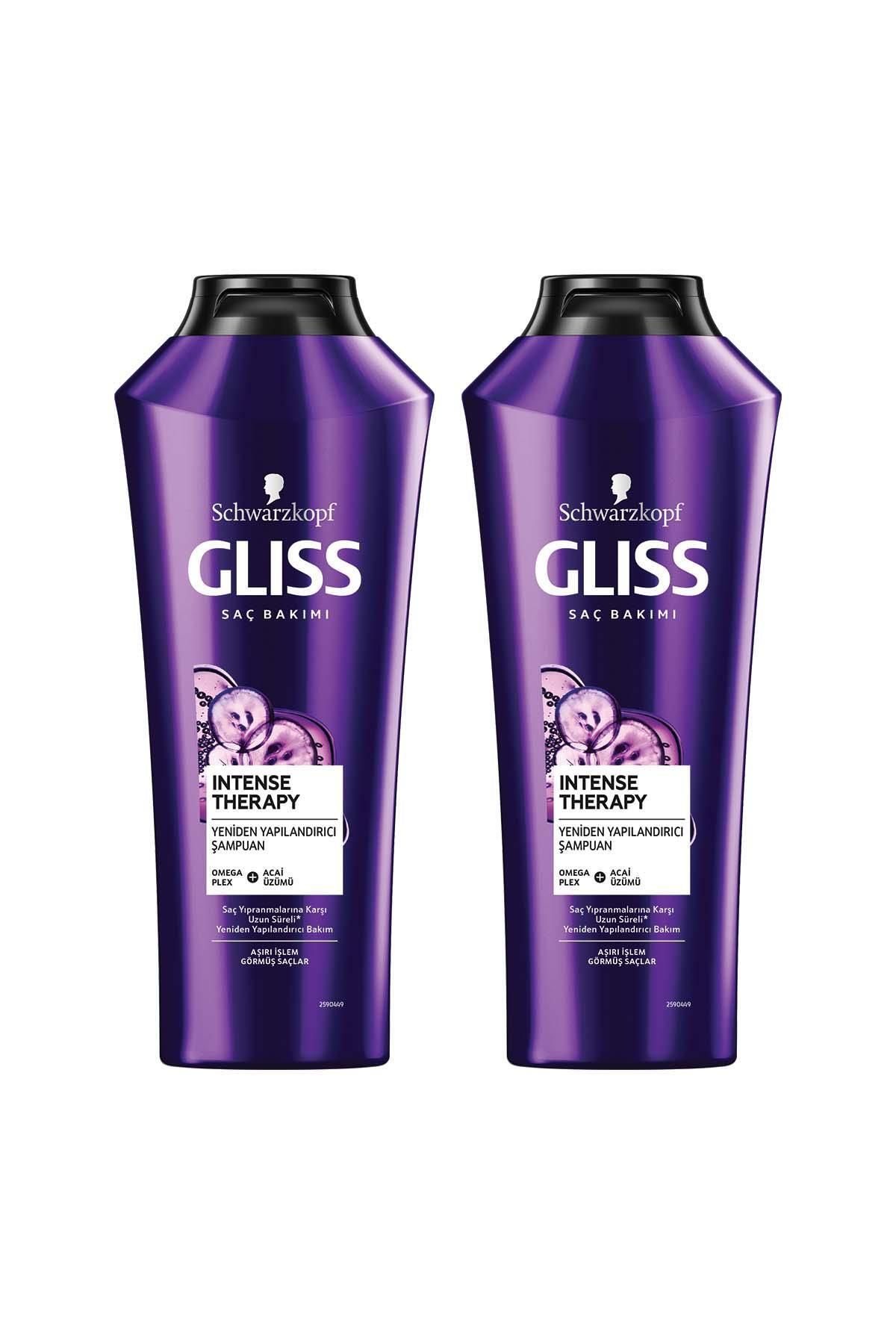 Gliss Intense Therapy Yeniden Yapılandırıcı Şampuan 360 ml 2'li