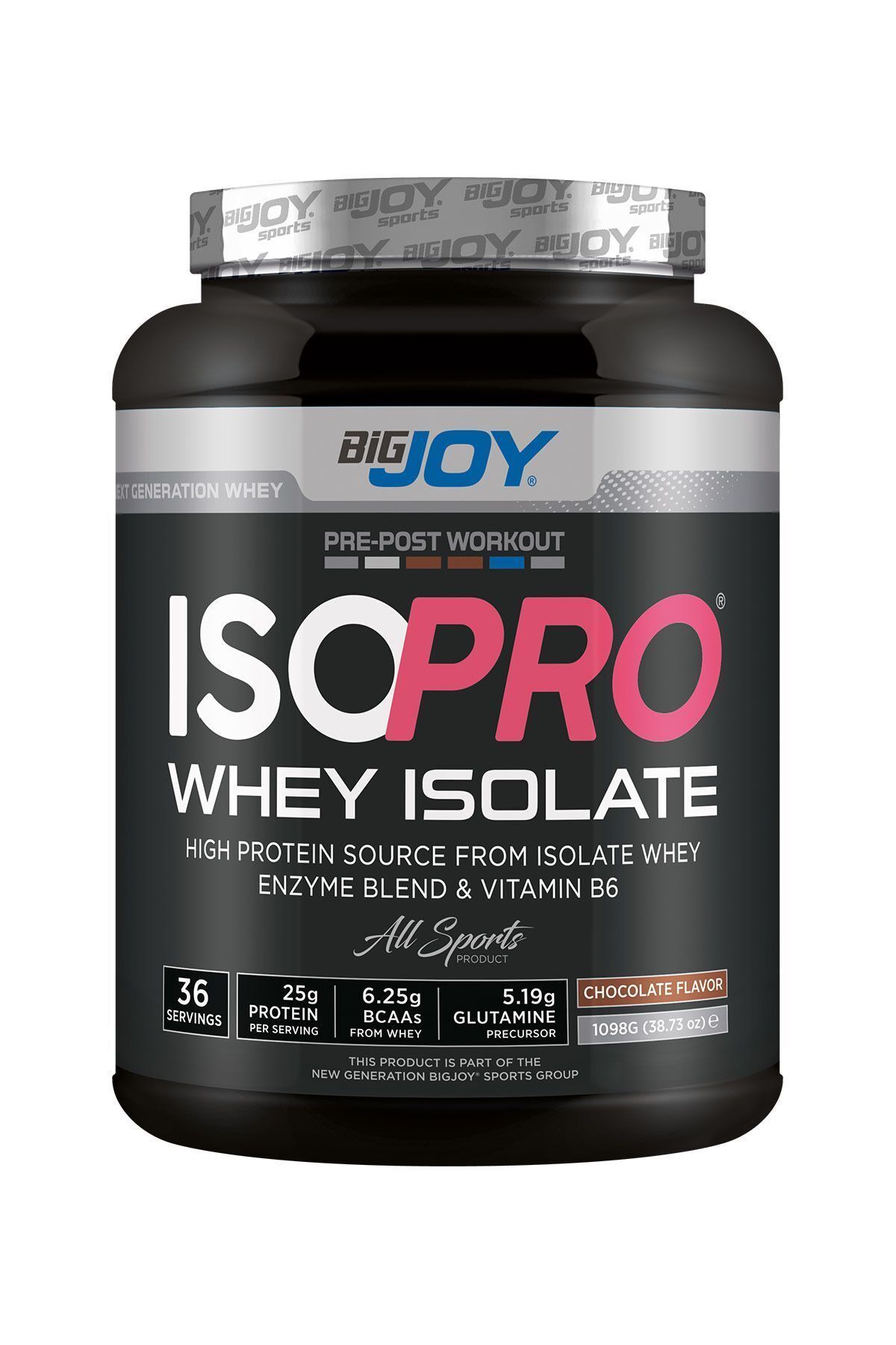 Bigjoy Sports Isopro Whey Isolate Çikolata 1098g 36 Servis Izole Protein