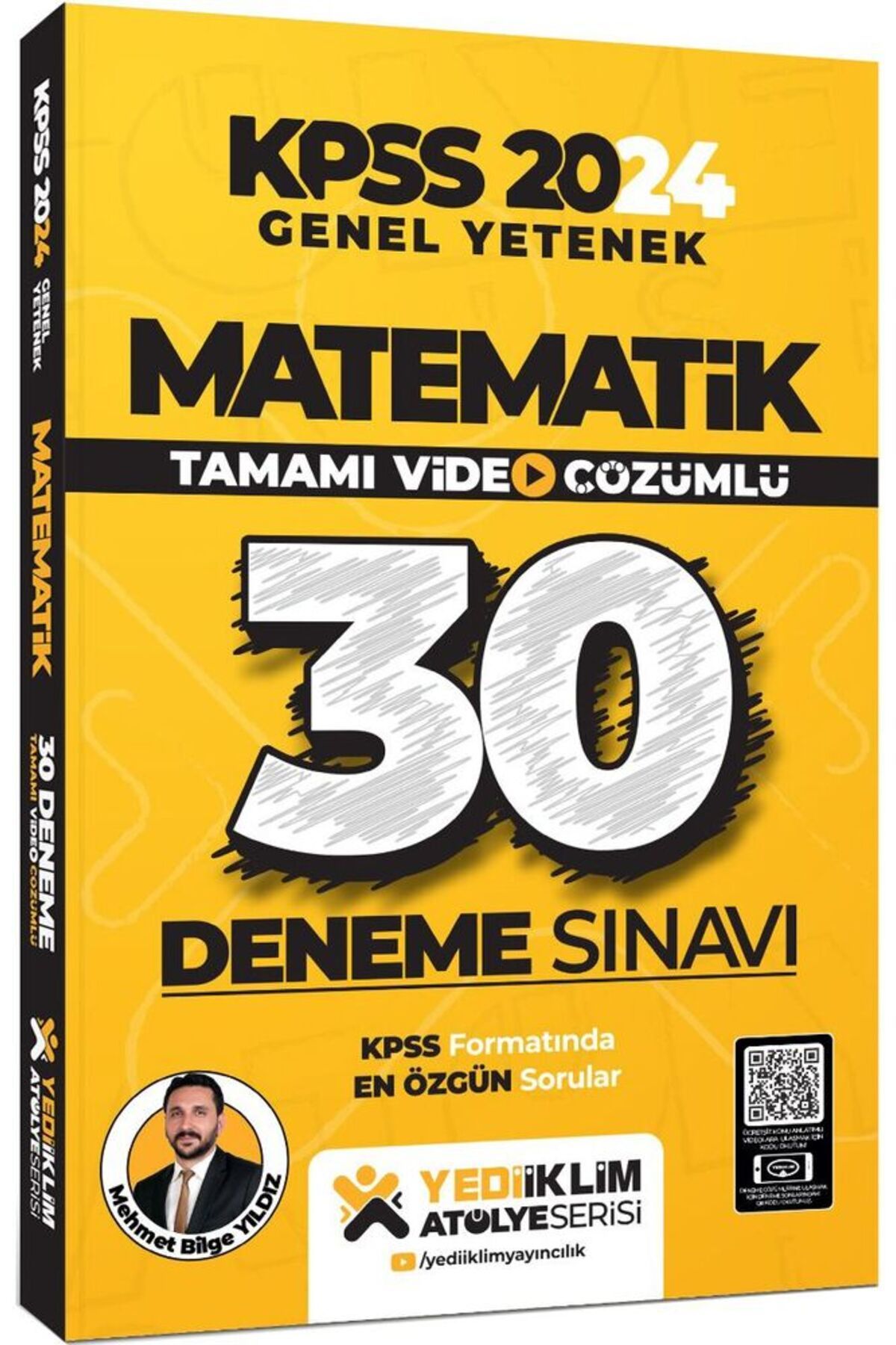 Yediiklim Yayınları 2024 Kpss Matematik Tamamı Video Çözümlü 30 Deneme-mehmet Bilge Yıldız